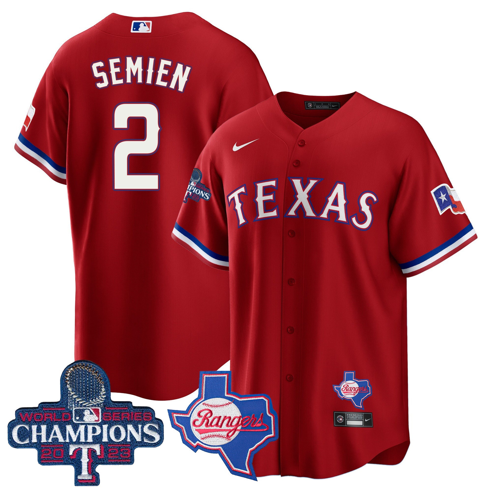 Men’s Texas 2023 World Series Champions Cool Base Jersey V2