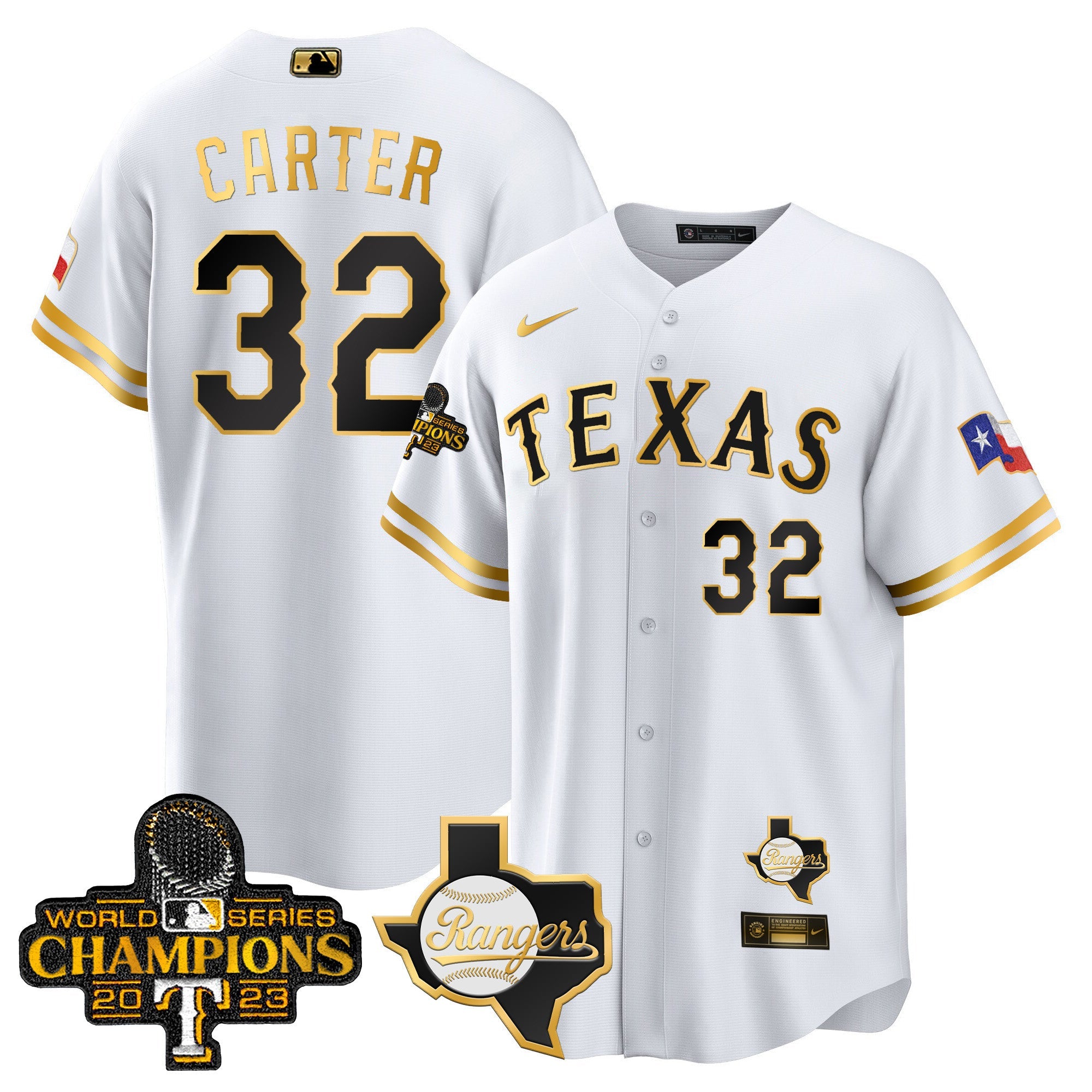 Men’s Texas 2023 World Series Champions Cool Base Jersey V2