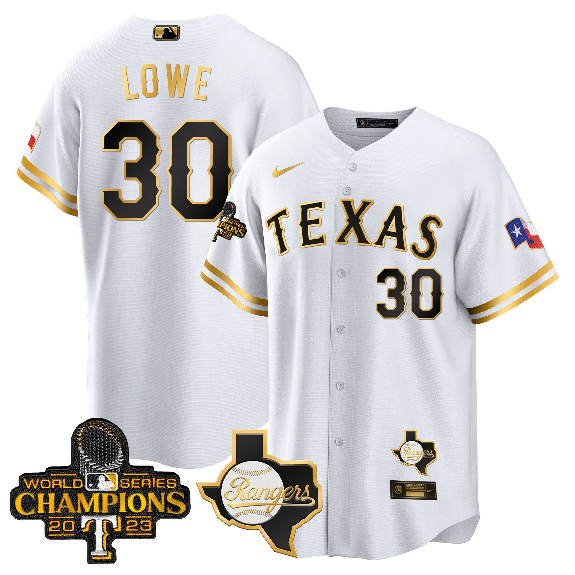 Men’s Texas 2023 World Series Champions Cool Base Jersey V2