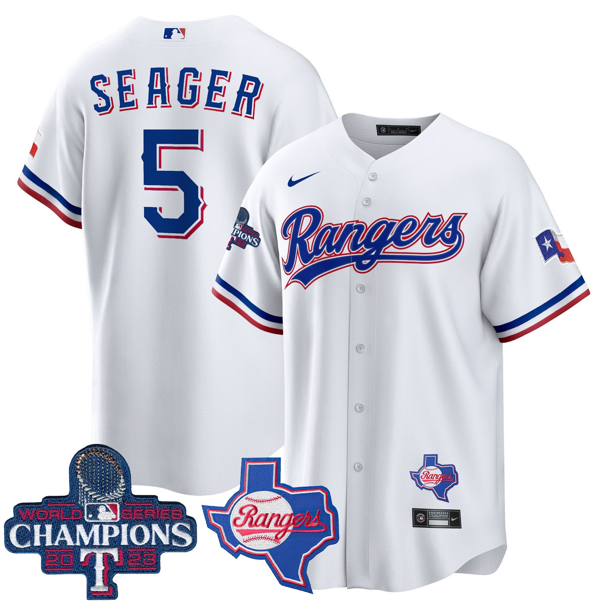 Men’s Texas 2023 World Series Champions Cool Base Jersey V2