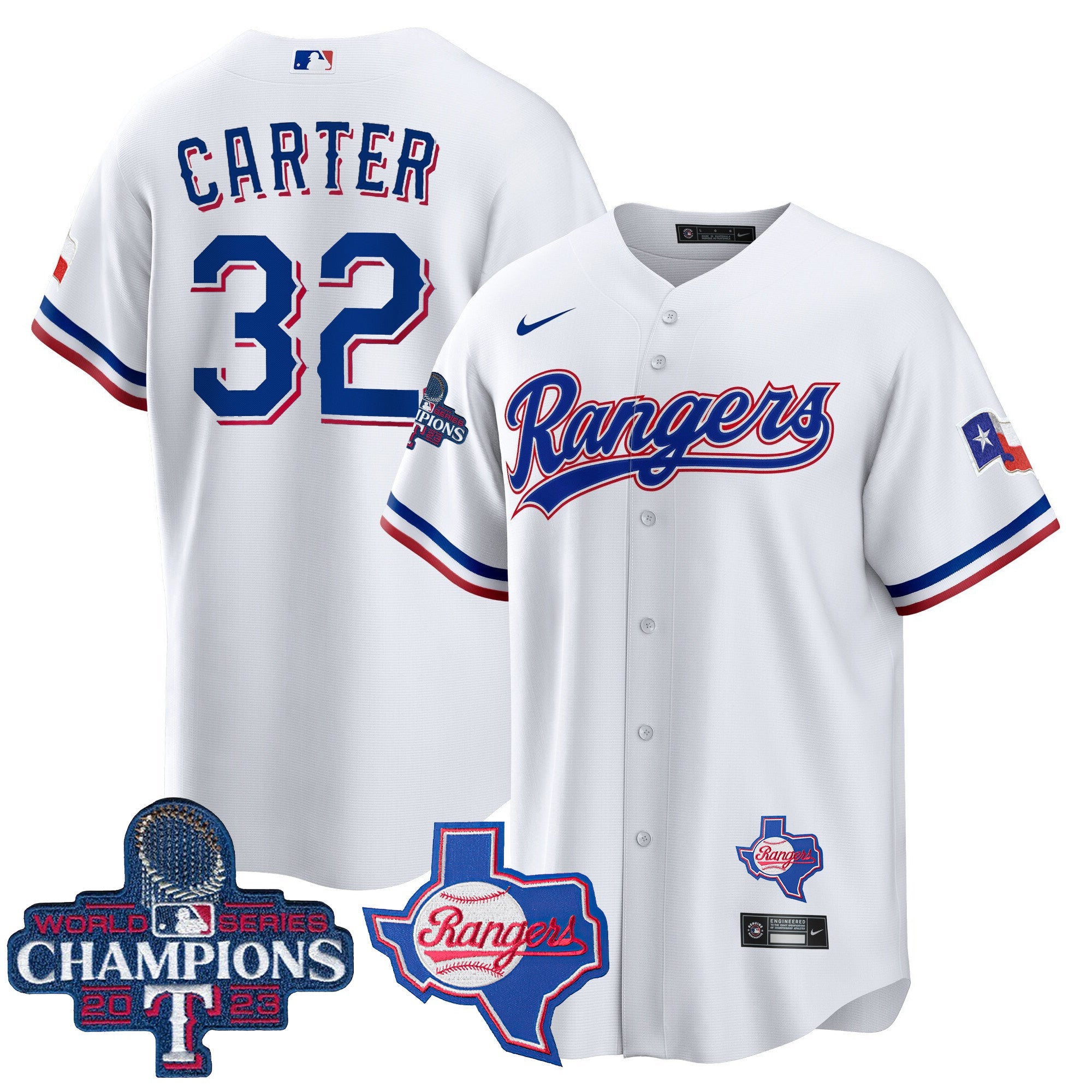 Men’s Texas 2023 World Series Champions Cool Base Jersey V2