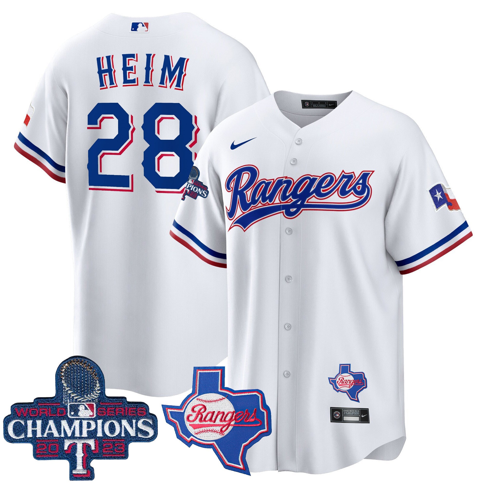Men’s Texas 2023 World Series Champions Cool Base Jersey V2
