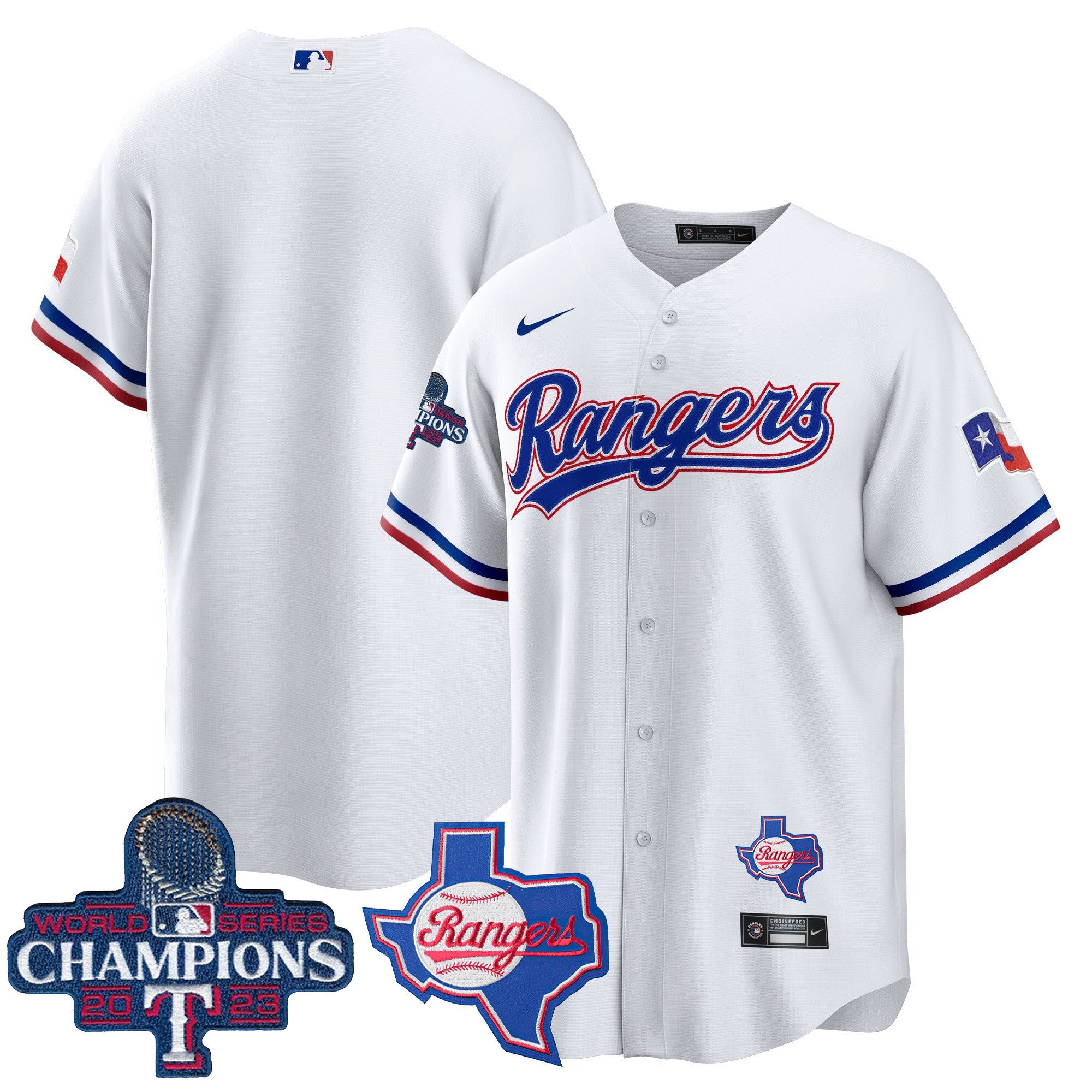 Men’s Texas 2023 World Series Champions Cool Base Jersey V2
