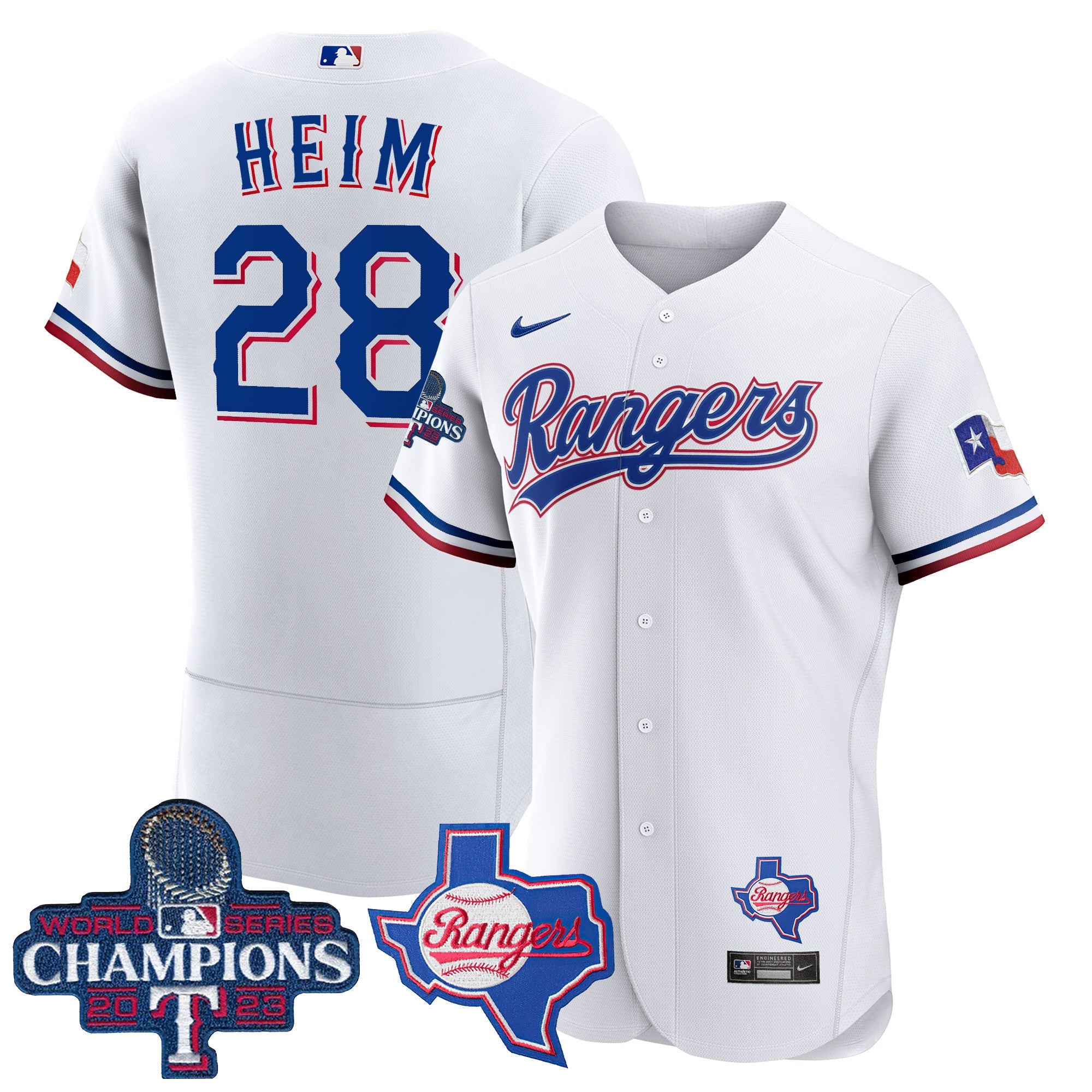 Men’s Texas 2023 World Series Champions Flex Base Jersey V2