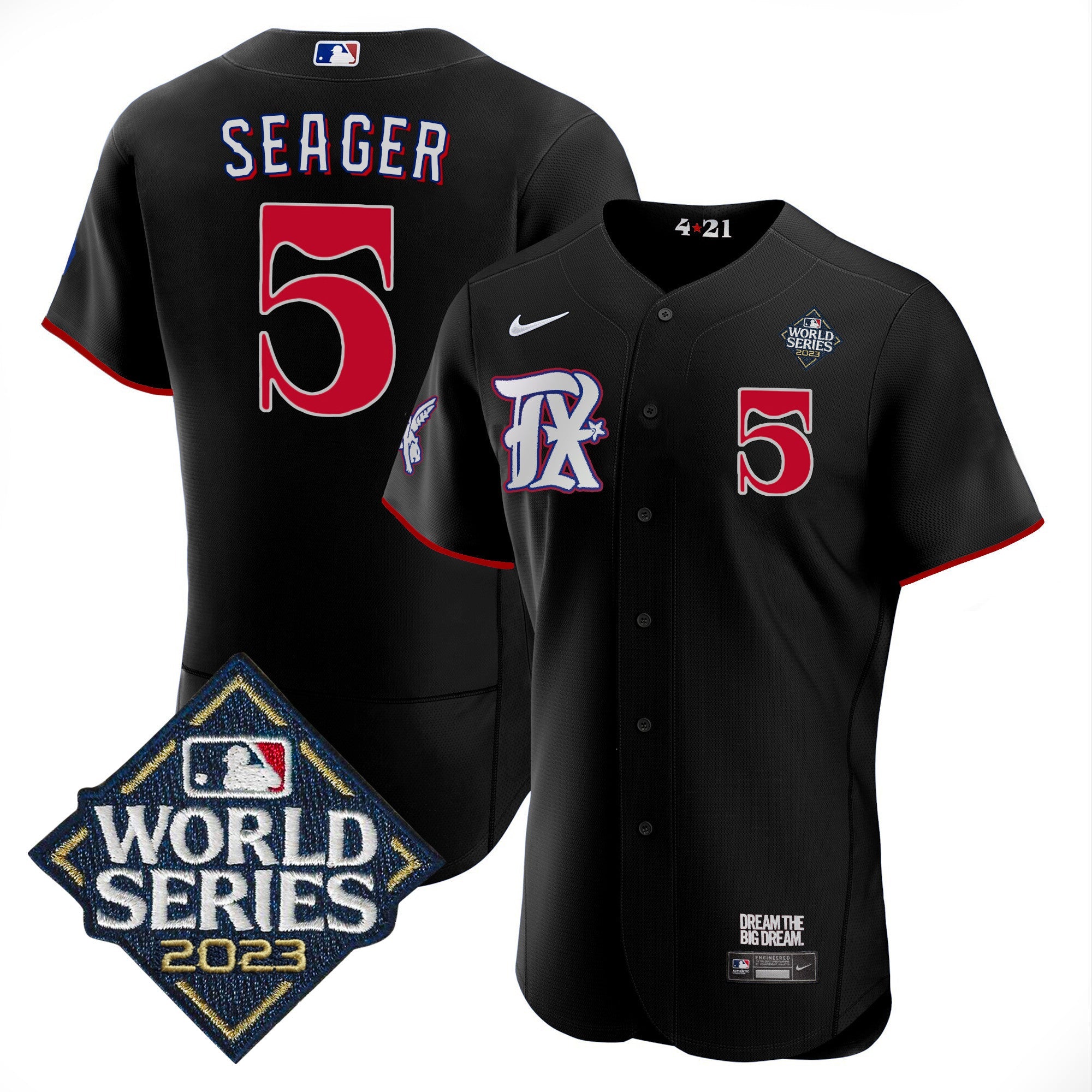 Men’s Texas 2023 World Series City Connect Flex Base Jersey