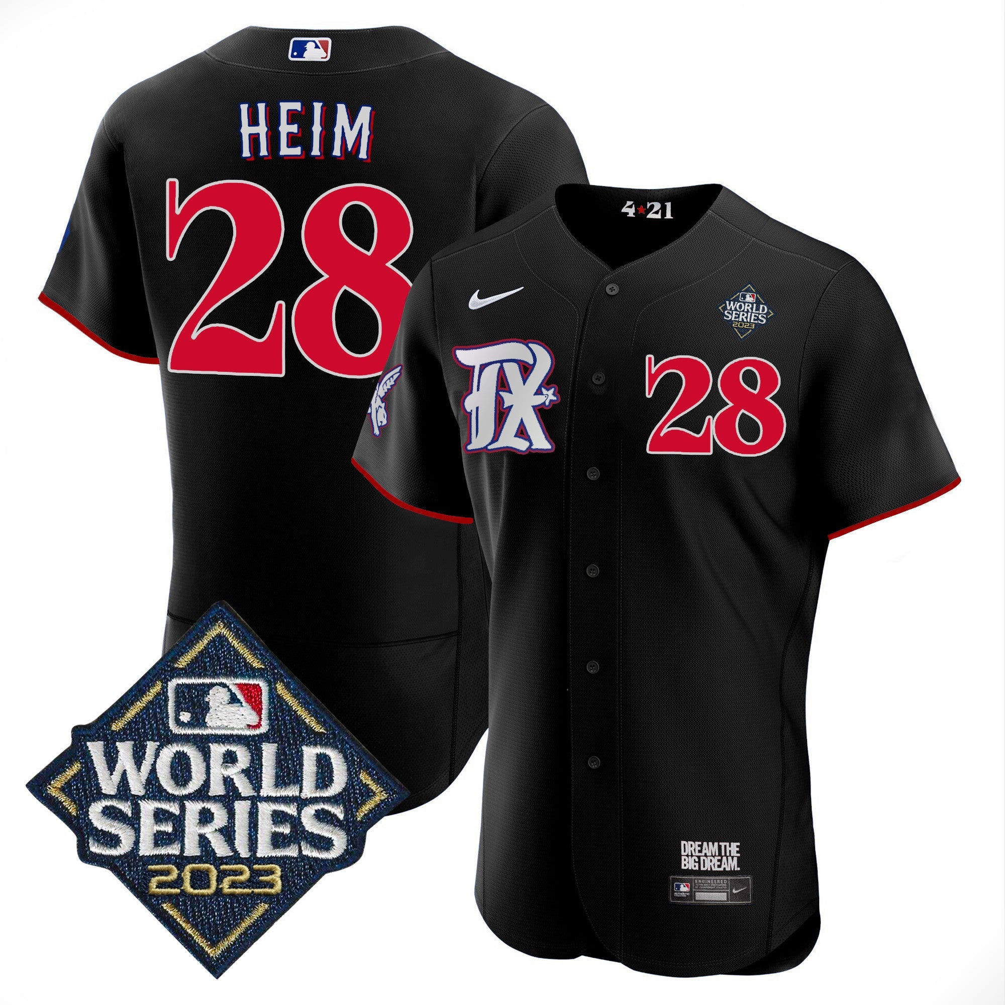 Men’s Texas 2023 World Series City Connect Flex Base Jersey