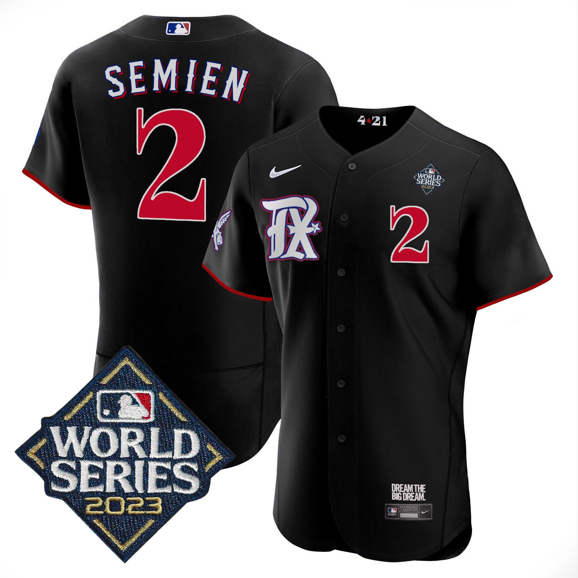 Men’s Texas 2023 World Series City Connect Flex Base Jersey