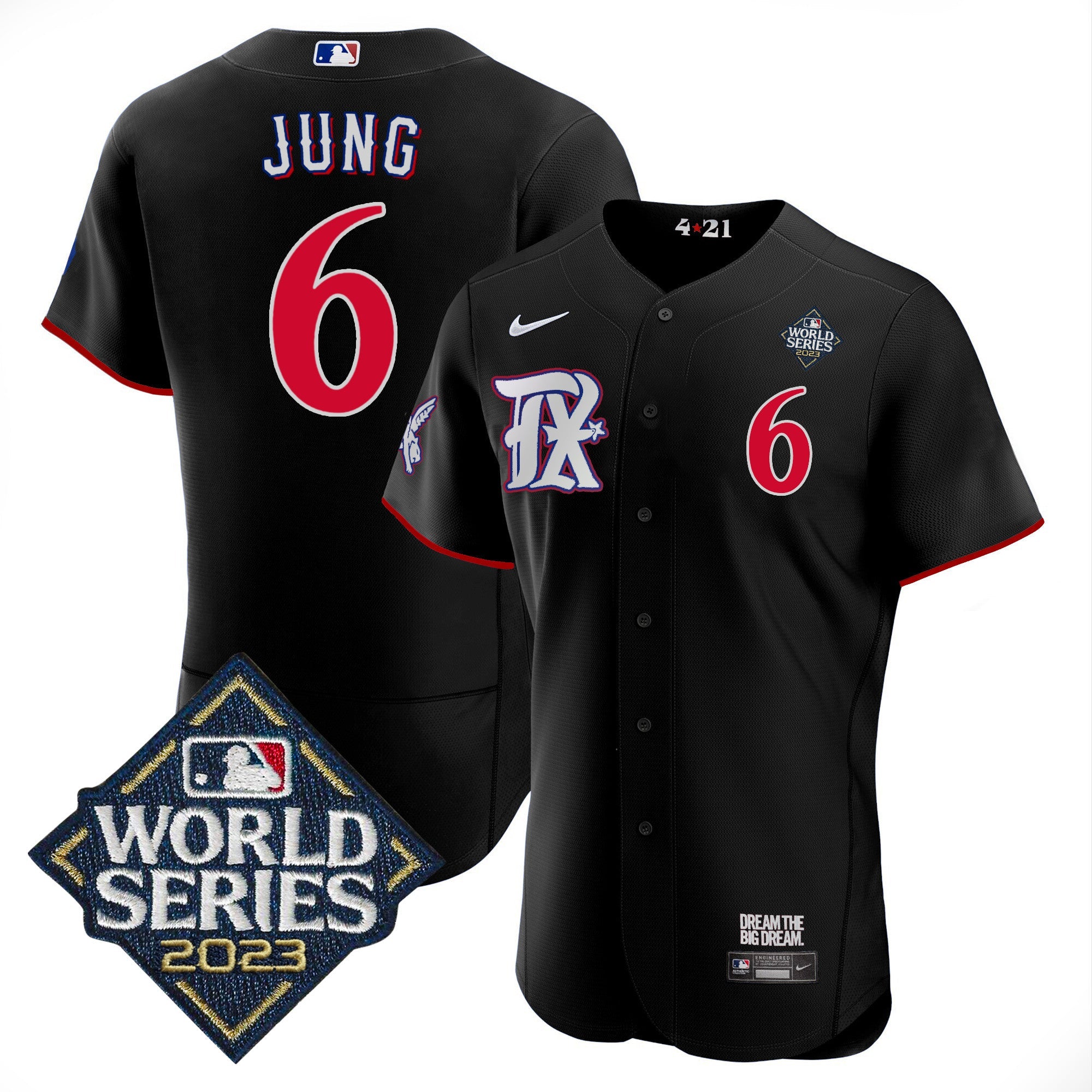 Men’s Texas 2023 World Series City Connect Flex Base Jersey