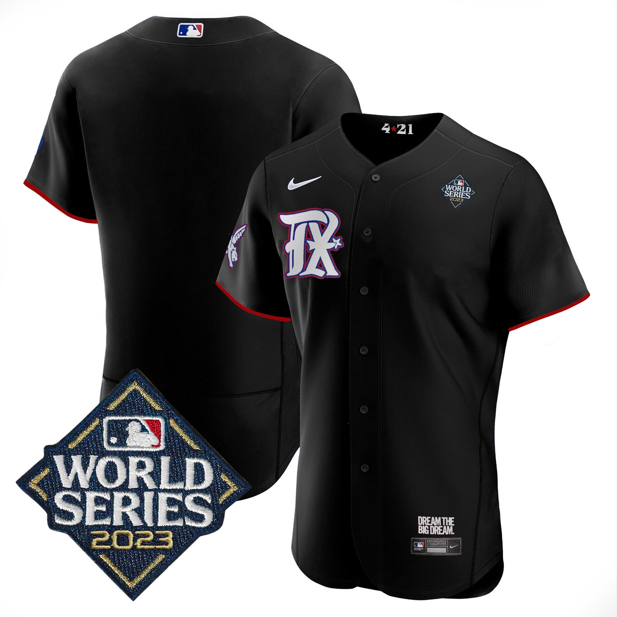 Men’s Texas 2023 World Series City Connect Flex Base Jersey