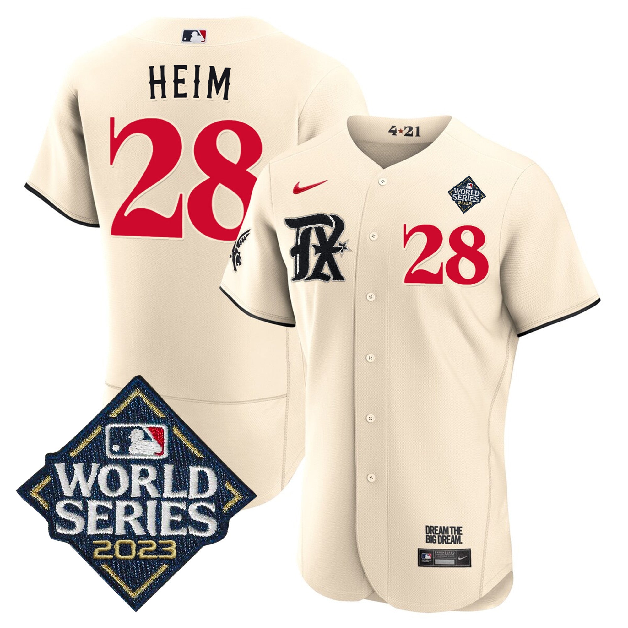 Men’s Texas 2023 World Series City Connect Flex Base Jersey