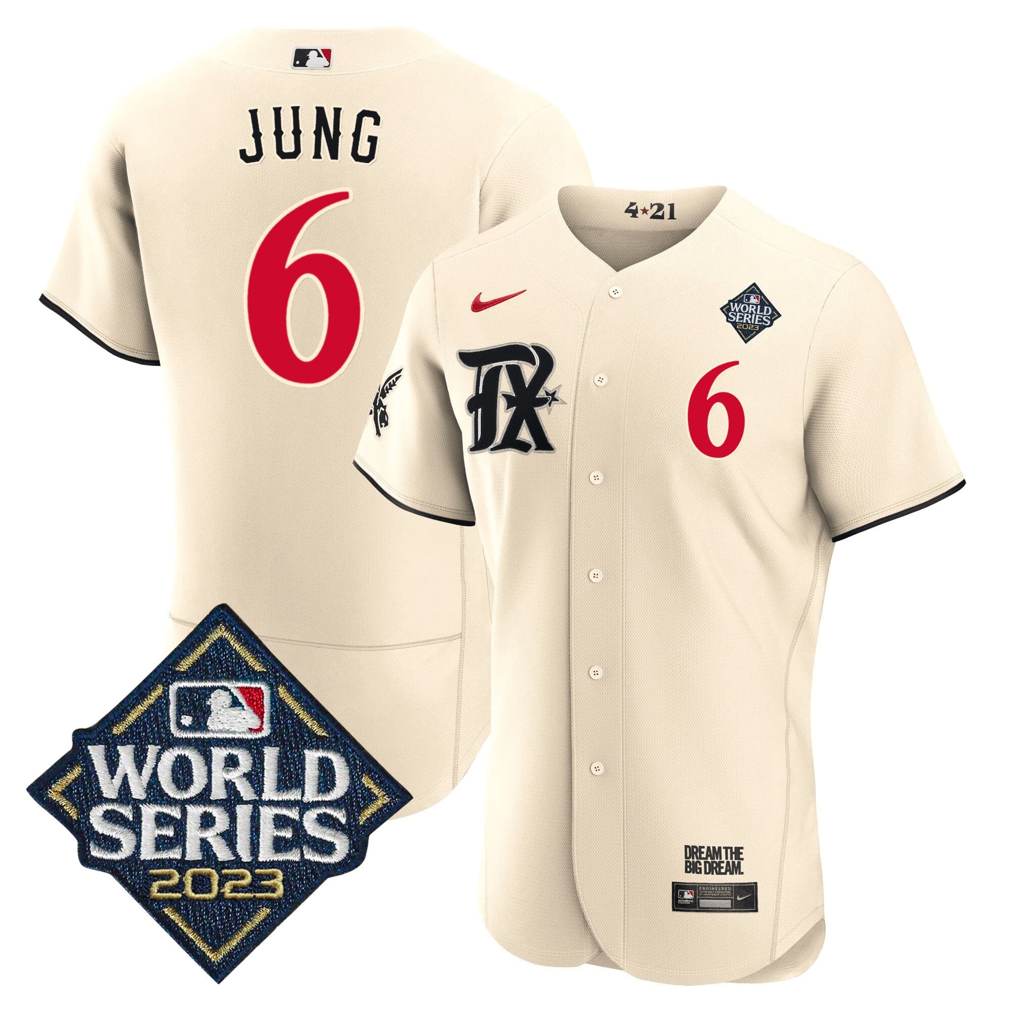 Men’s Texas 2023 World Series City Connect Flex Base Jersey