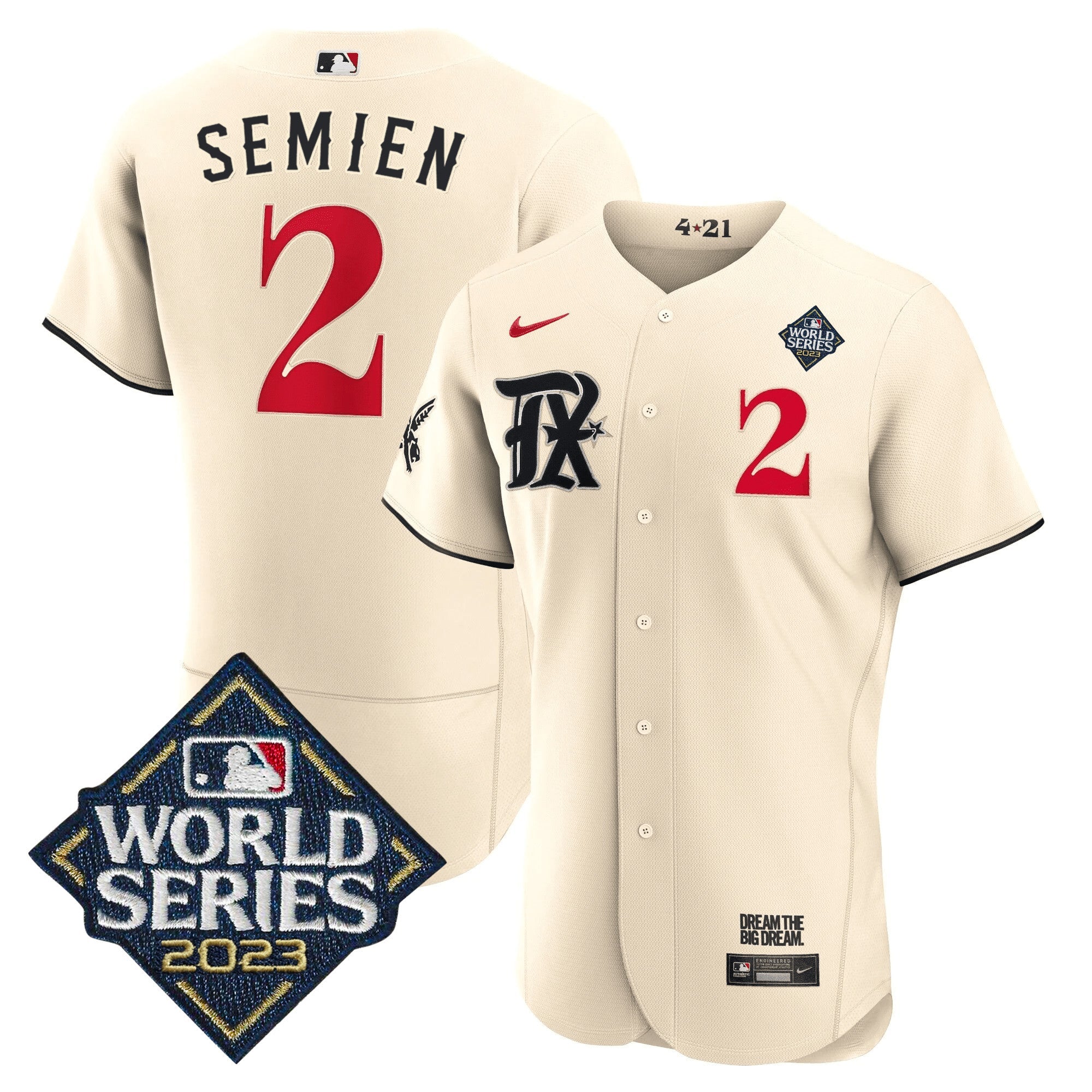 Men’s Texas 2023 World Series City Connect Flex Base Jersey