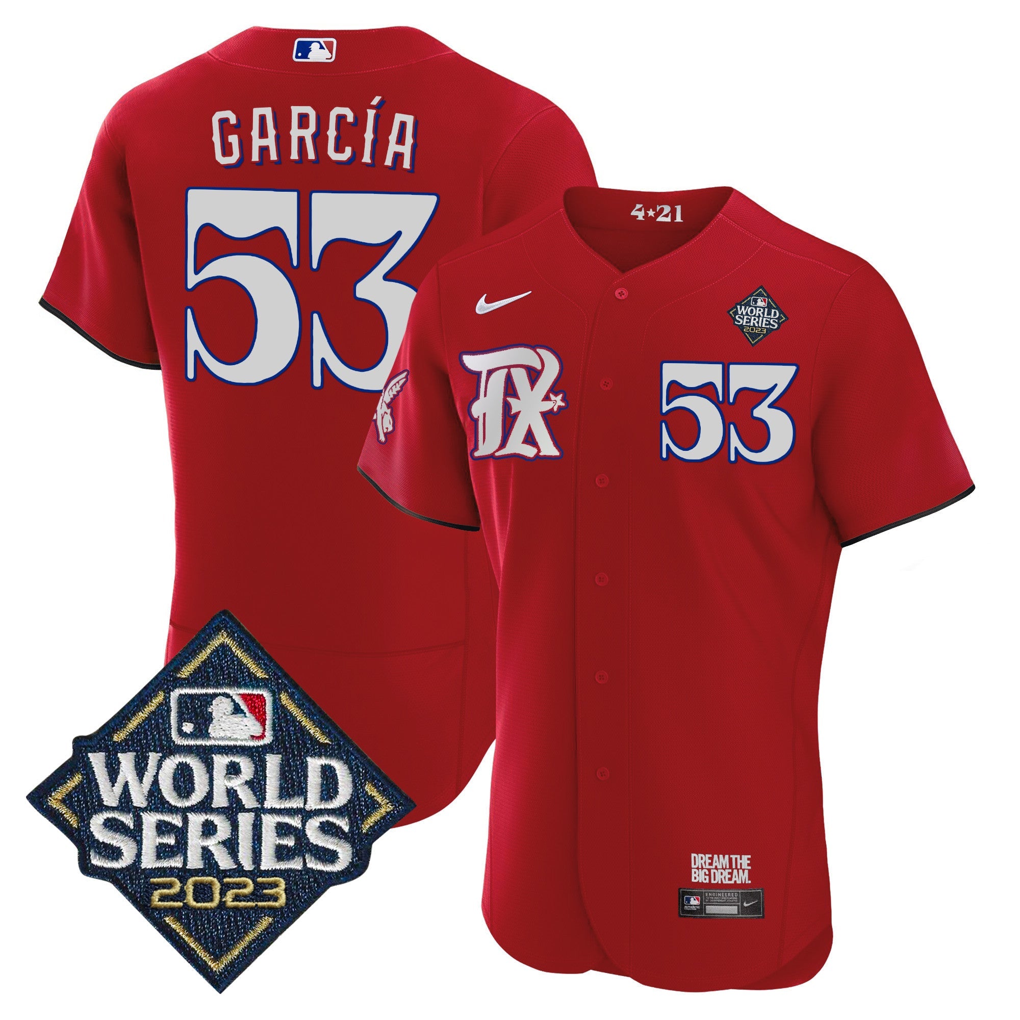 Men’s Texas 2023 World Series City Connect Flex Base Jersey