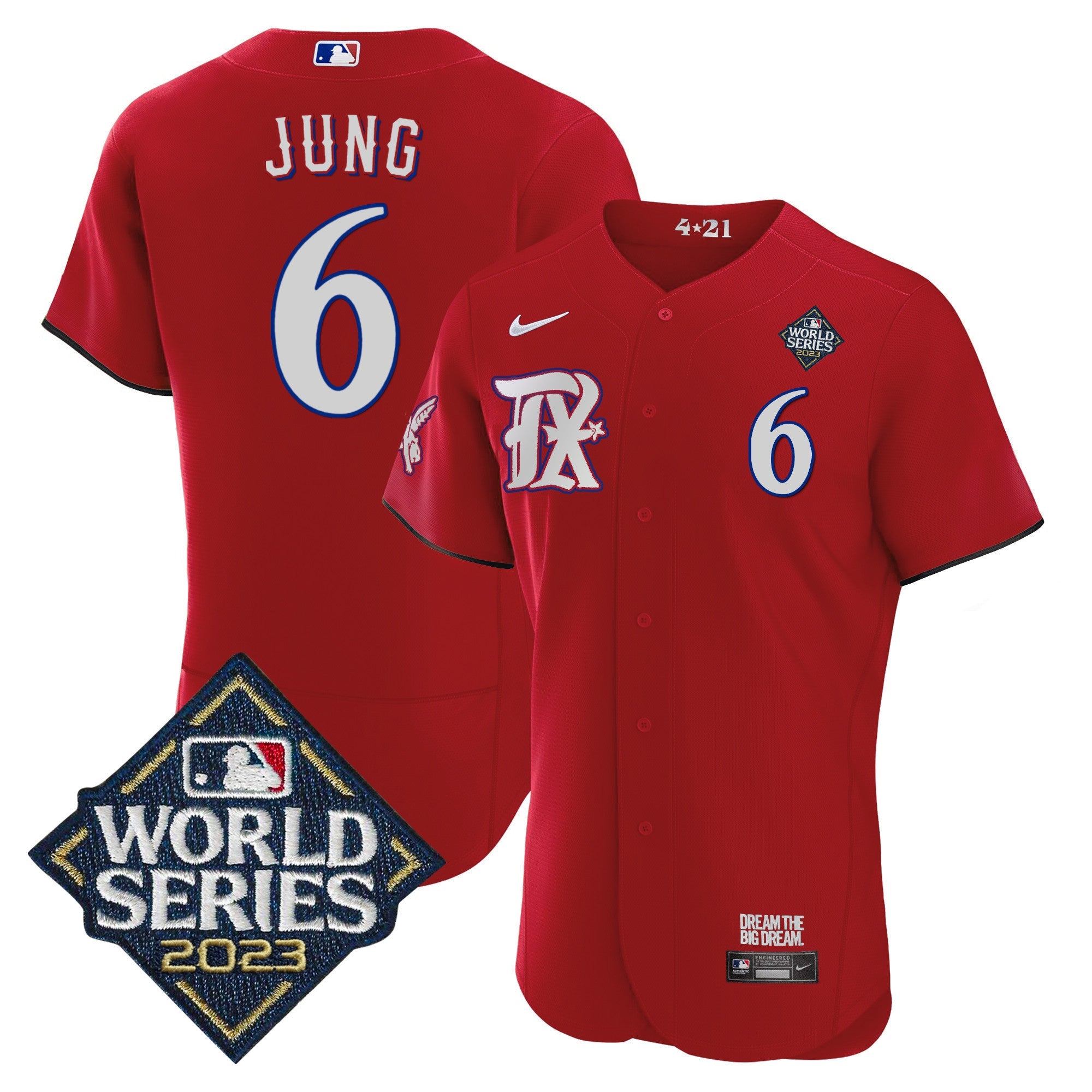 Men’s Texas 2023 World Series City Connect Flex Base Jersey