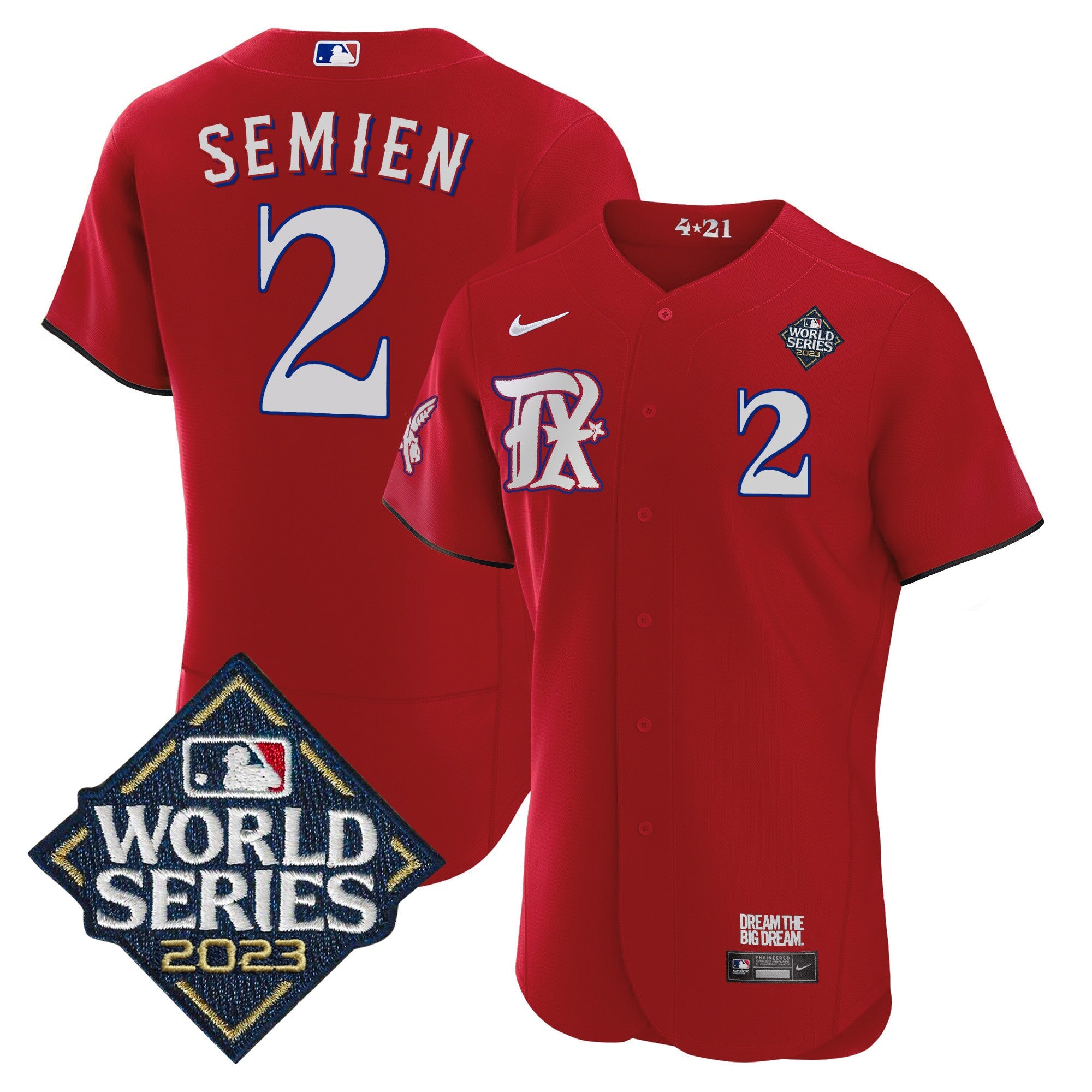Men’s Texas 2023 World Series City Connect Flex Base Jersey