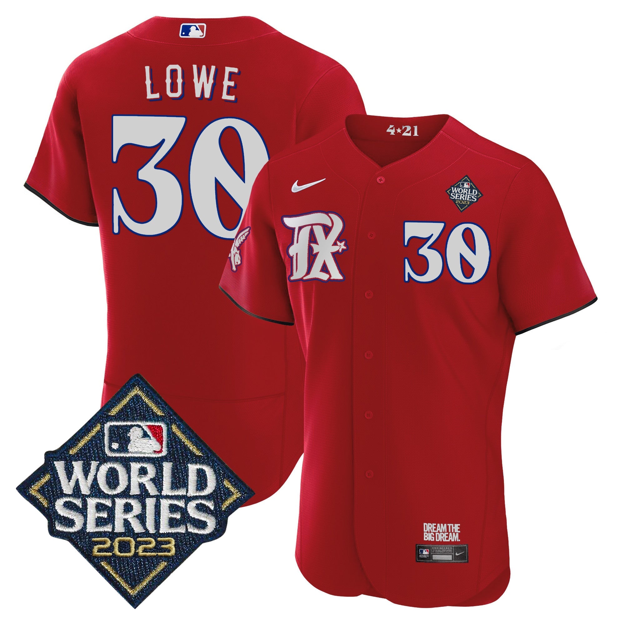 Men’s Texas 2023 World Series City Connect Flex Base Jersey