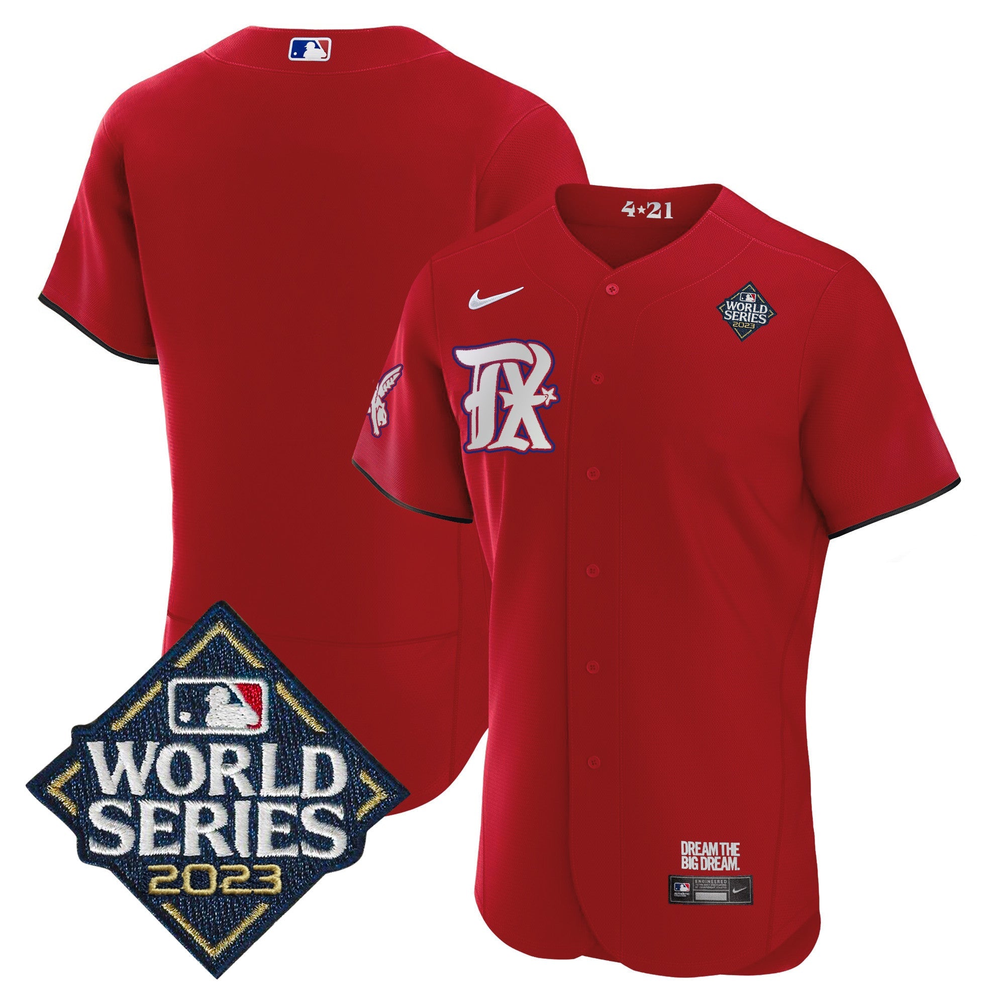 Men’s Texas 2023 World Series City Connect Flex Base Jersey