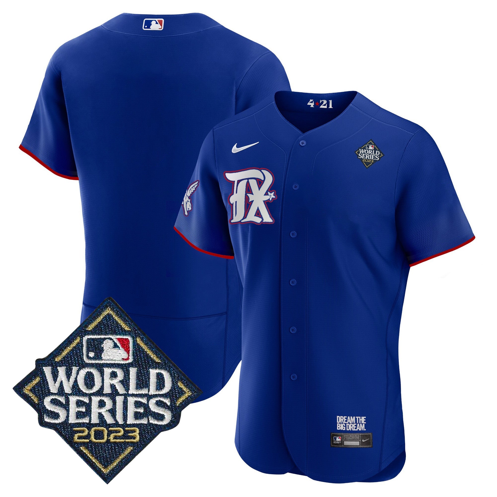 Men’s Texas 2023 World Series City Connect Flex Base Jersey