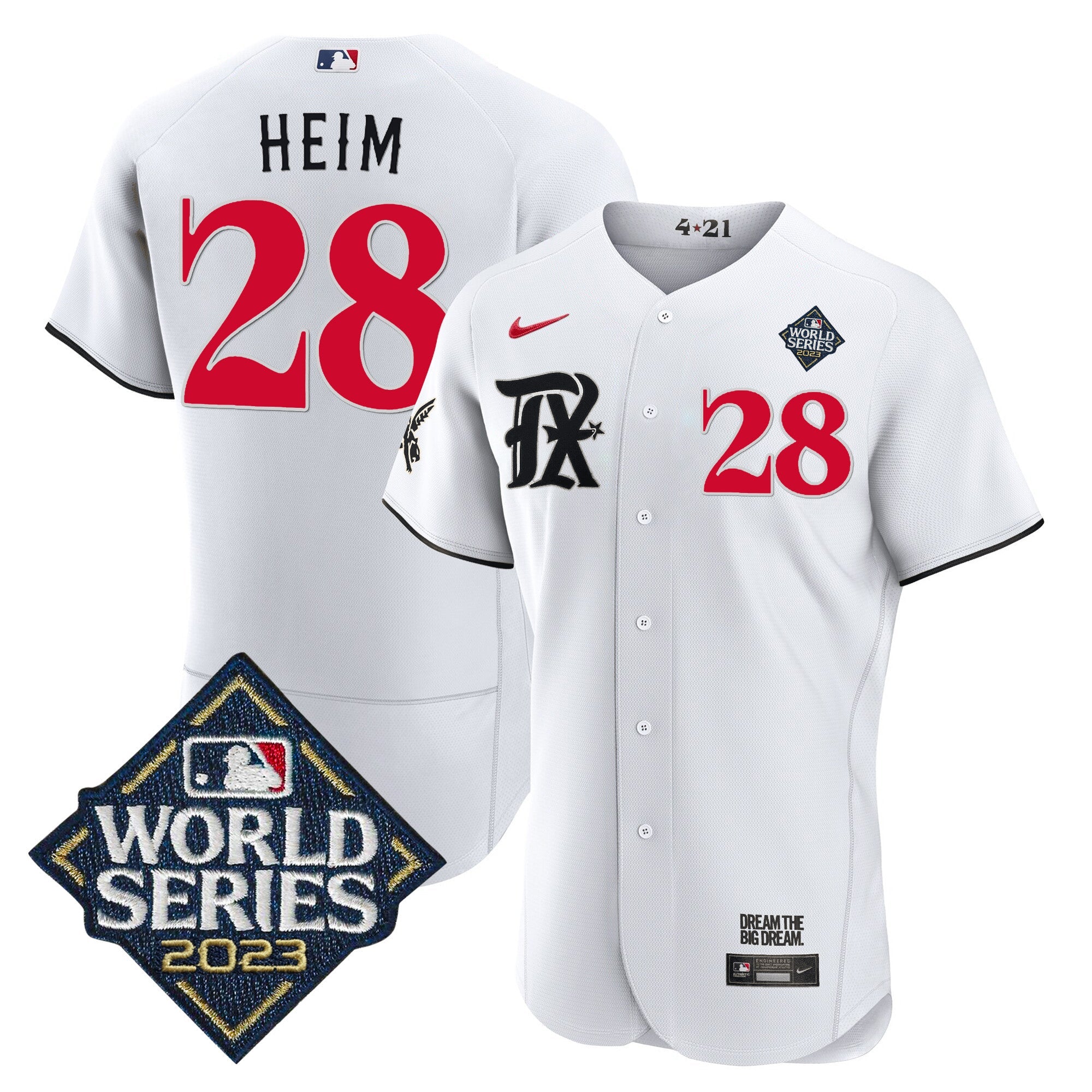 Men’s Texas 2023 World Series City Connect Flex Base Jersey