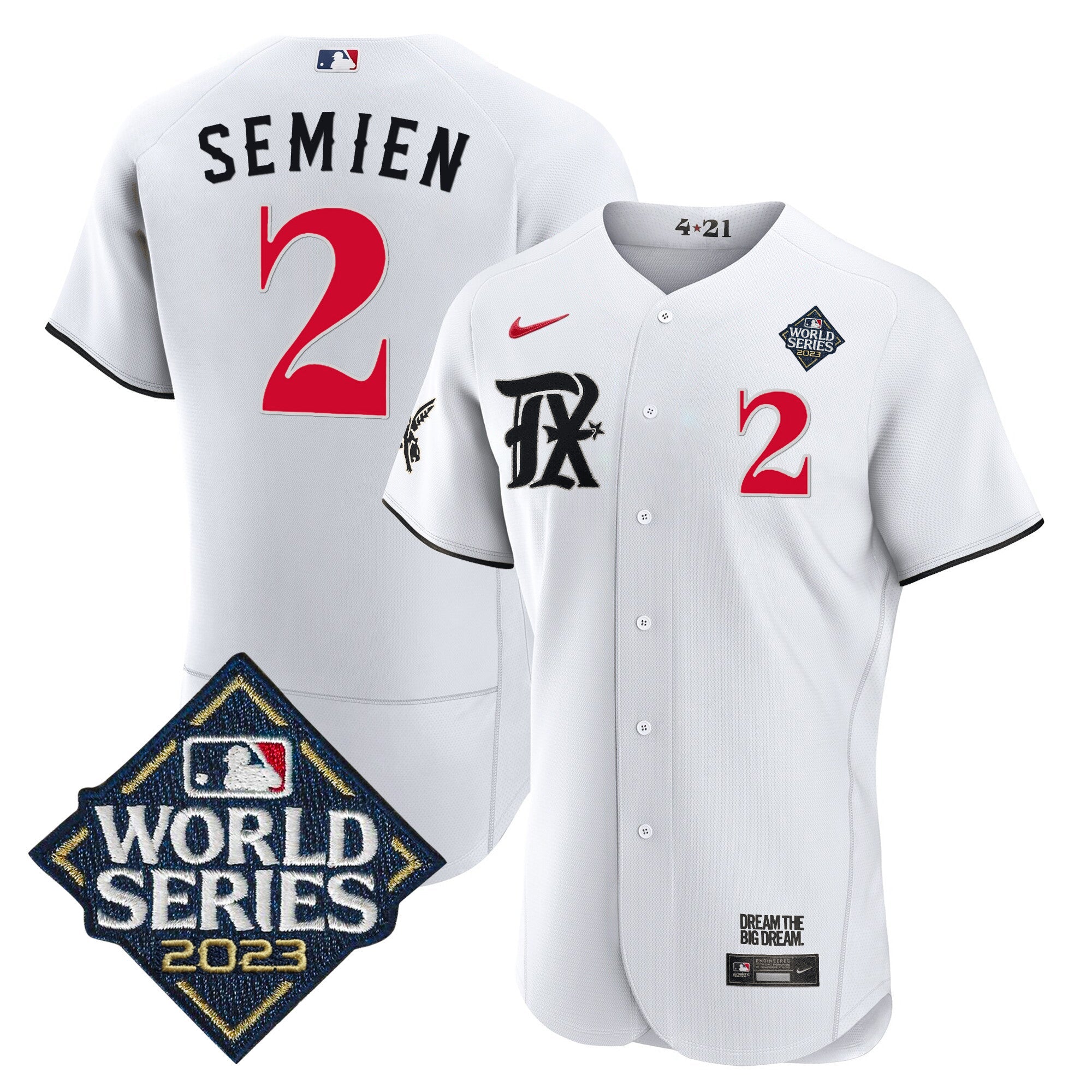 Men’s Texas 2023 World Series City Connect Flex Base Jersey