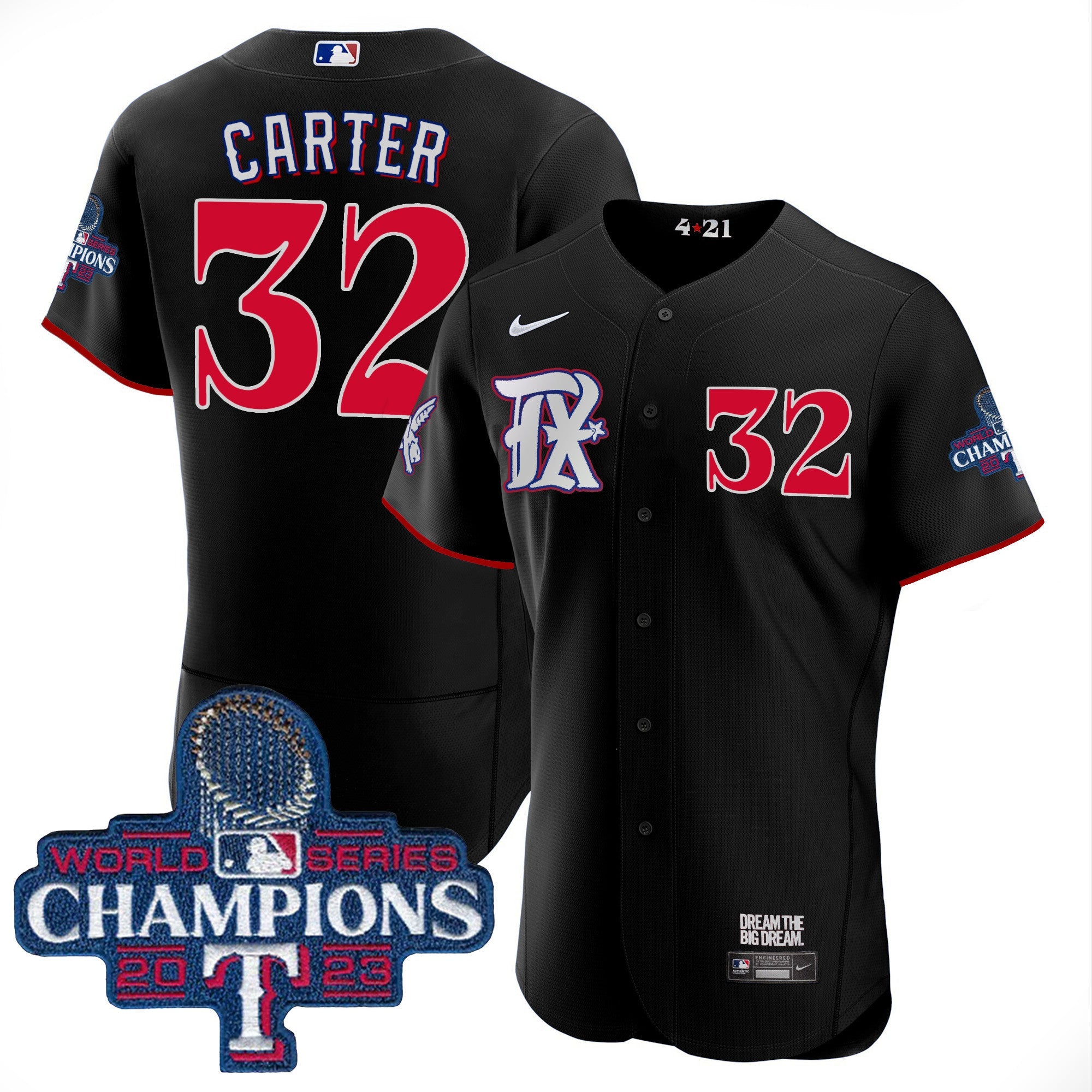 Men’s Texas 2023 World Series Champions City Connect Flex Base Jersey