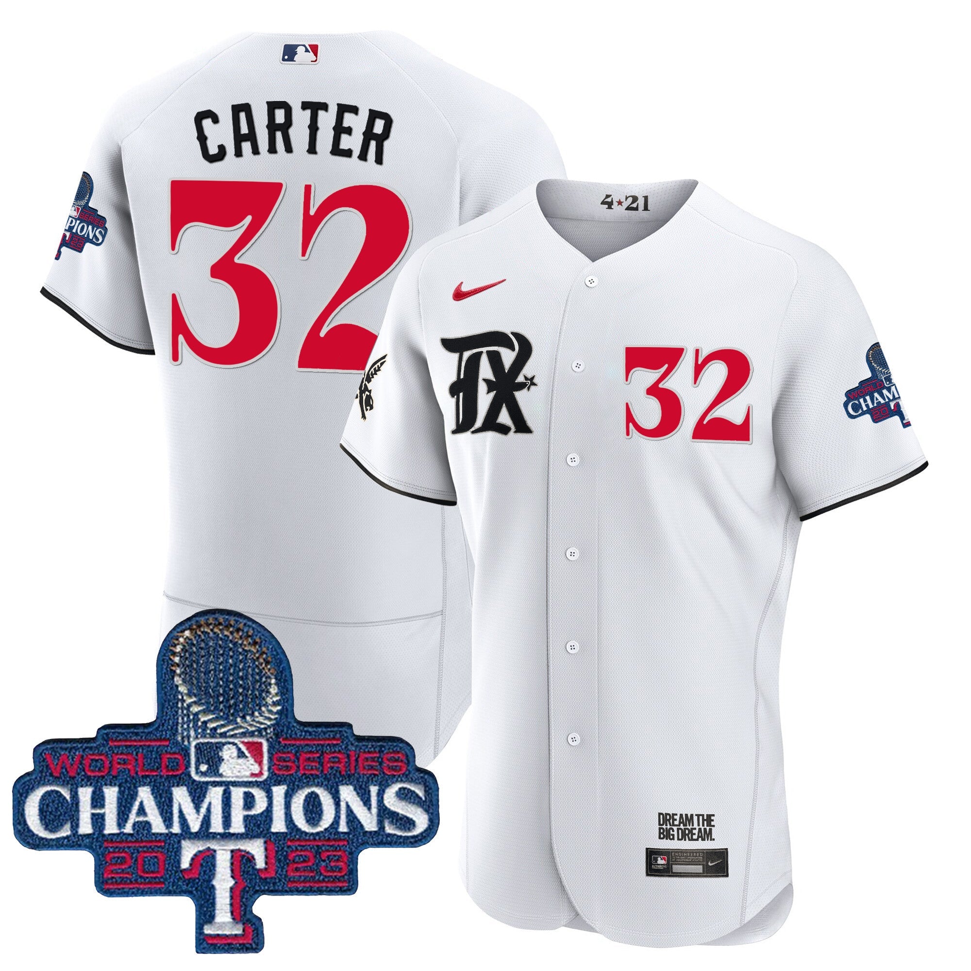 Men’s Texas 2023 World Series Champions City Connect Flex Base Jersey