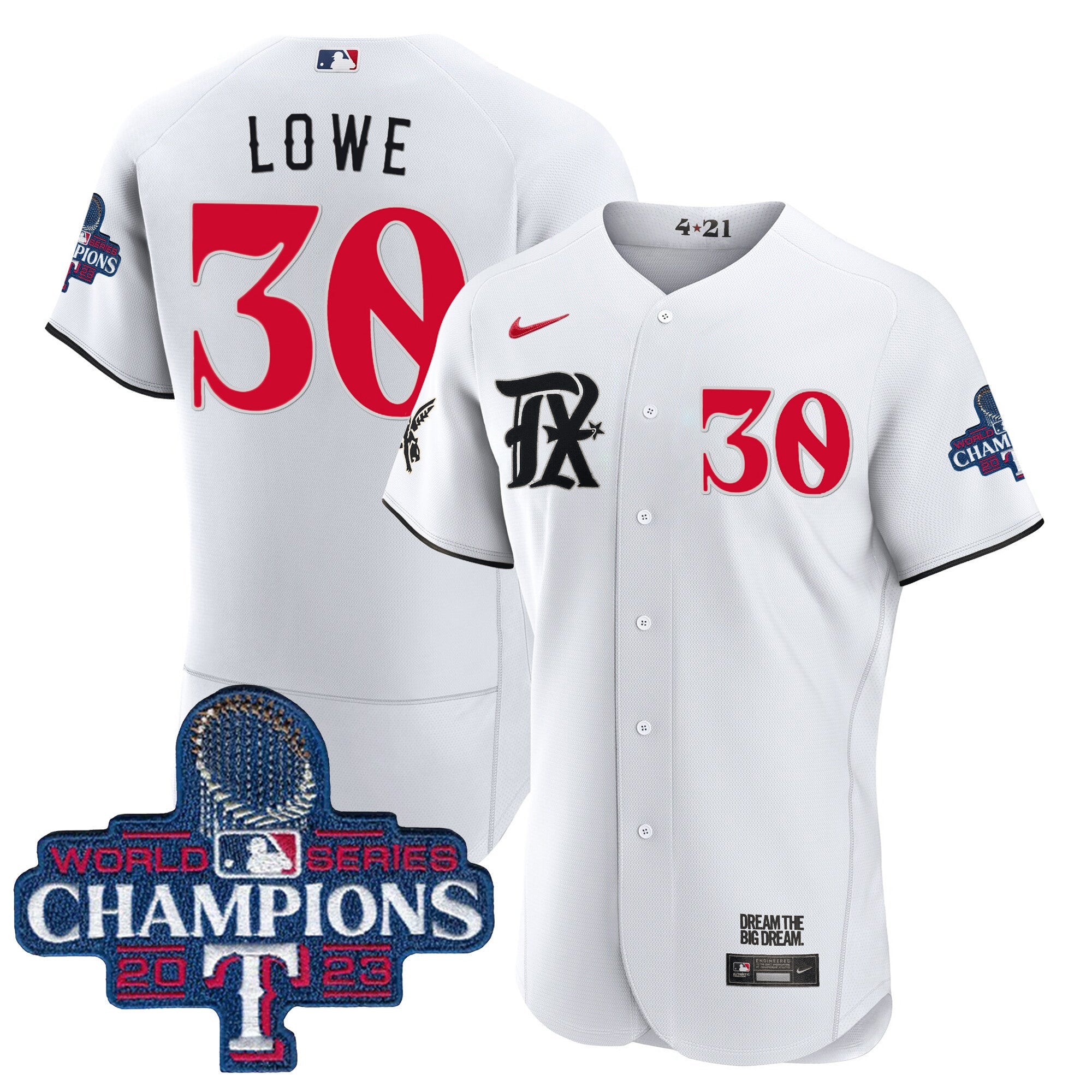 Men’s Texas 2023 World Series Champions City Connect Flex Base Jersey