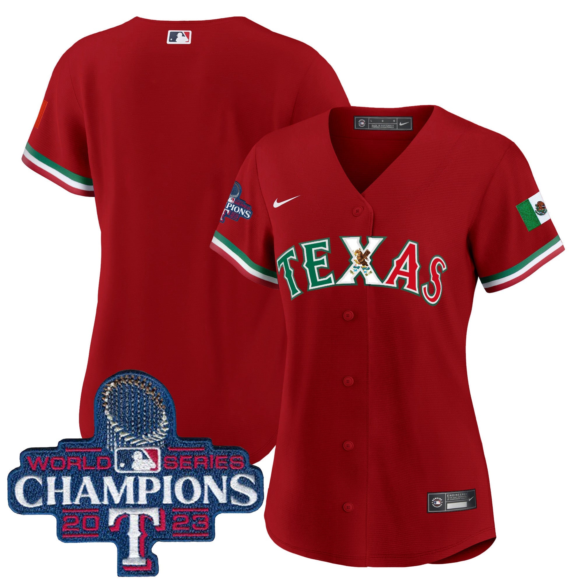 Women’s Texas Mexico 2023 World Series Champions Baseball Jersey