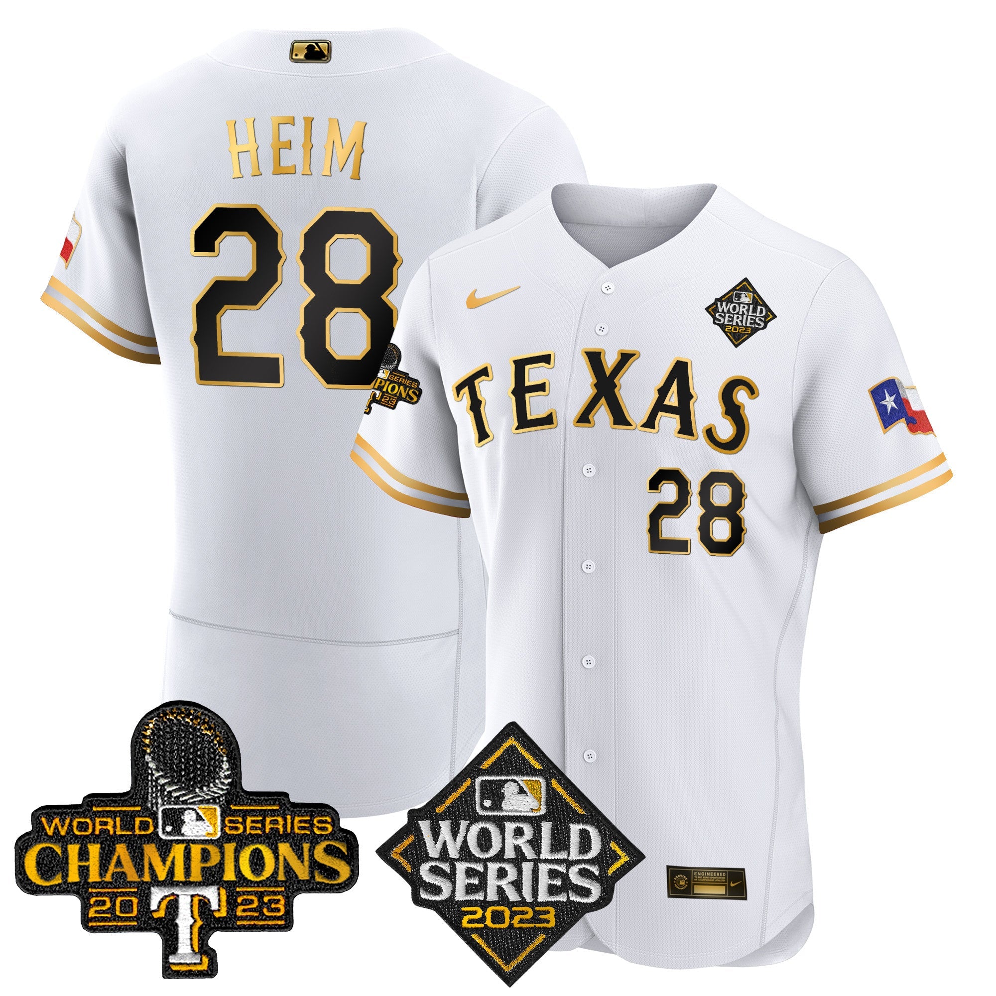 Men’s Texas 2023 World Series Champions Flex Base Jersey V4