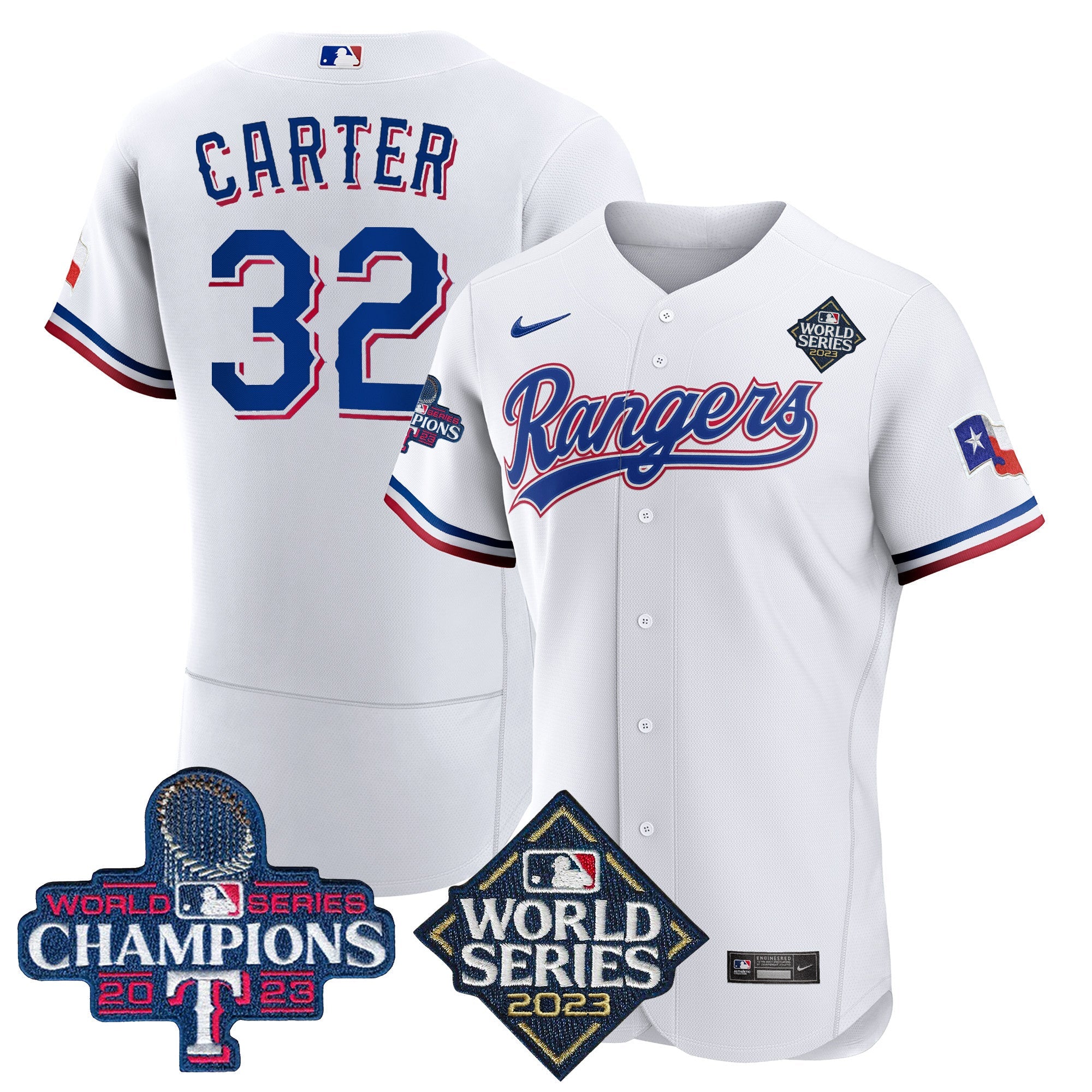 Men’s Texas 2023 World Series Champions Flex Base Jersey V4