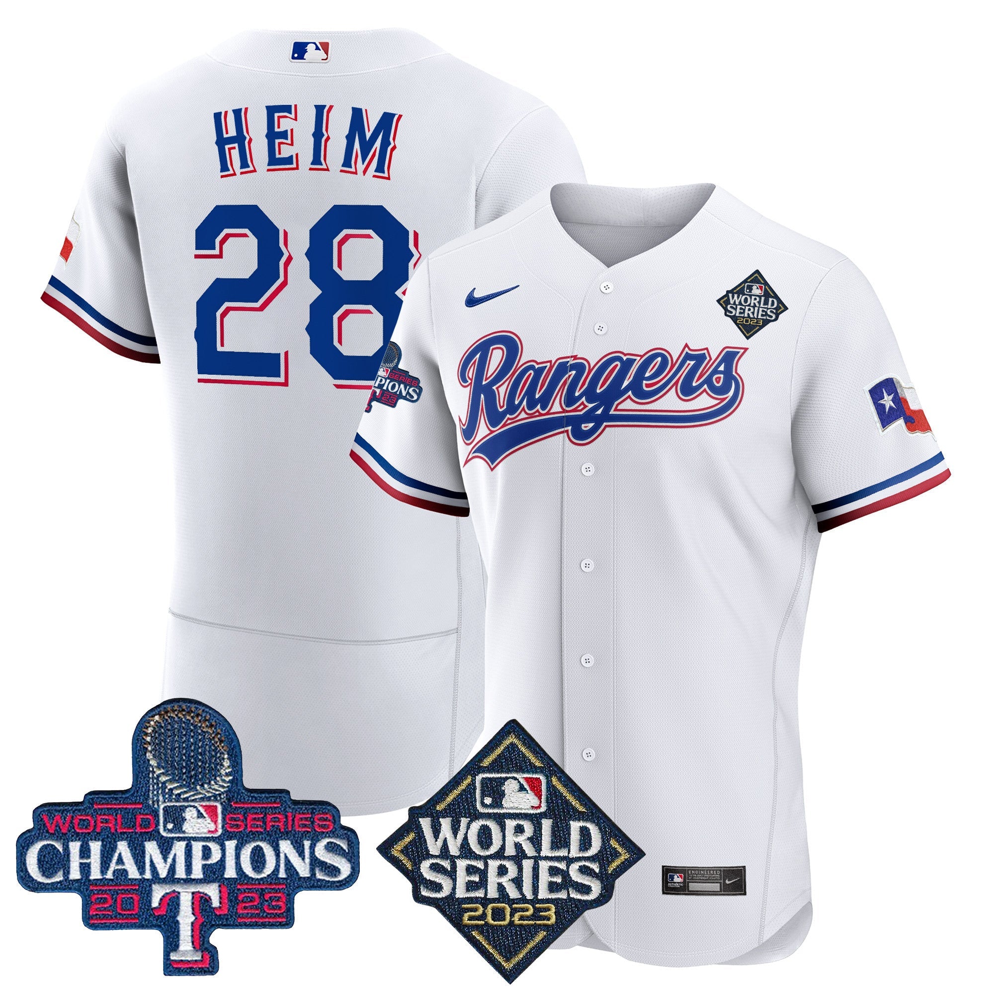 Men’s Texas 2023 World Series Champions Flex Base Jersey V4