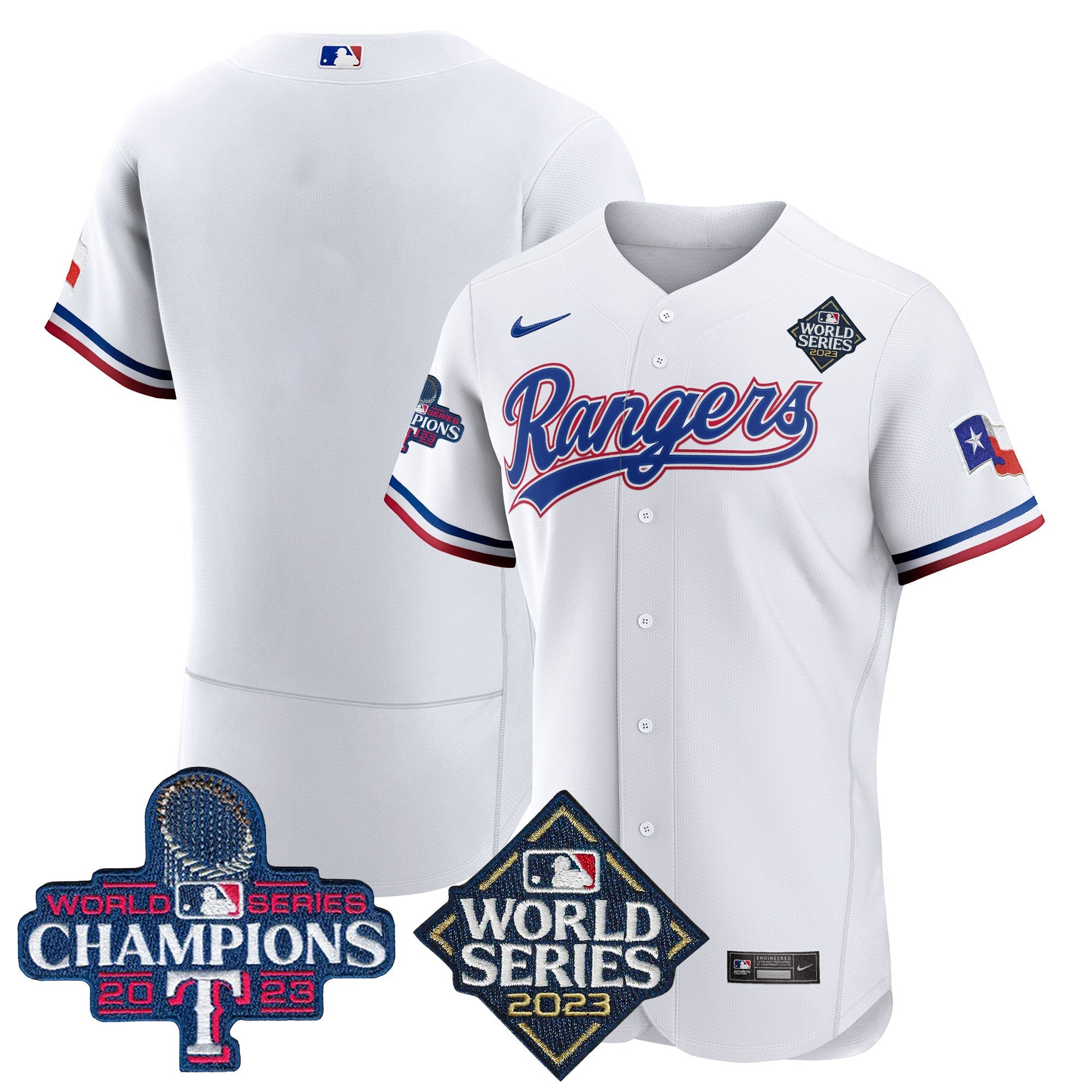 Men’s Texas 2023 World Series Champions Flex Base Jersey V4