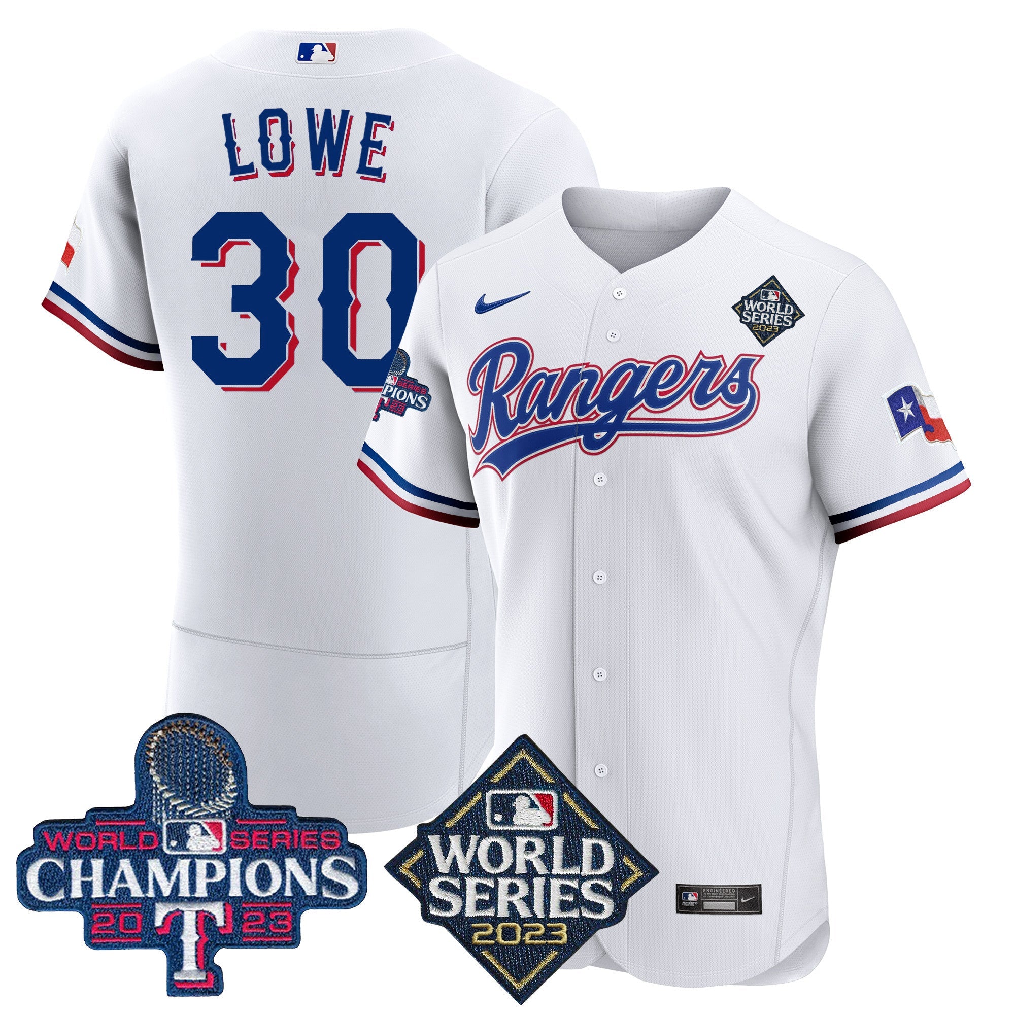 Men’s Texas 2023 World Series Champions Flex Base Jersey V4