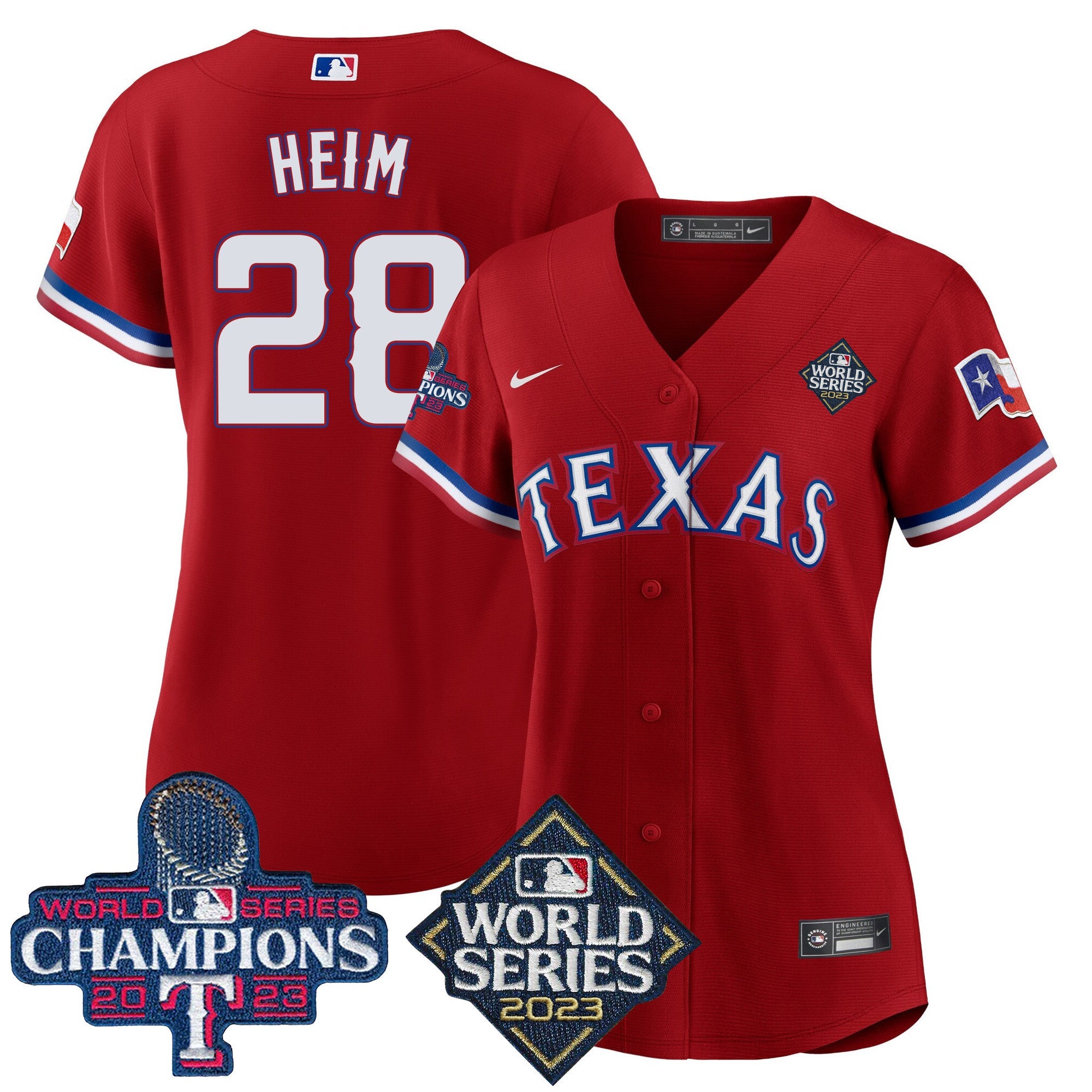 Women’s Texas 2023 World Series Champions Baseball Jersey V4