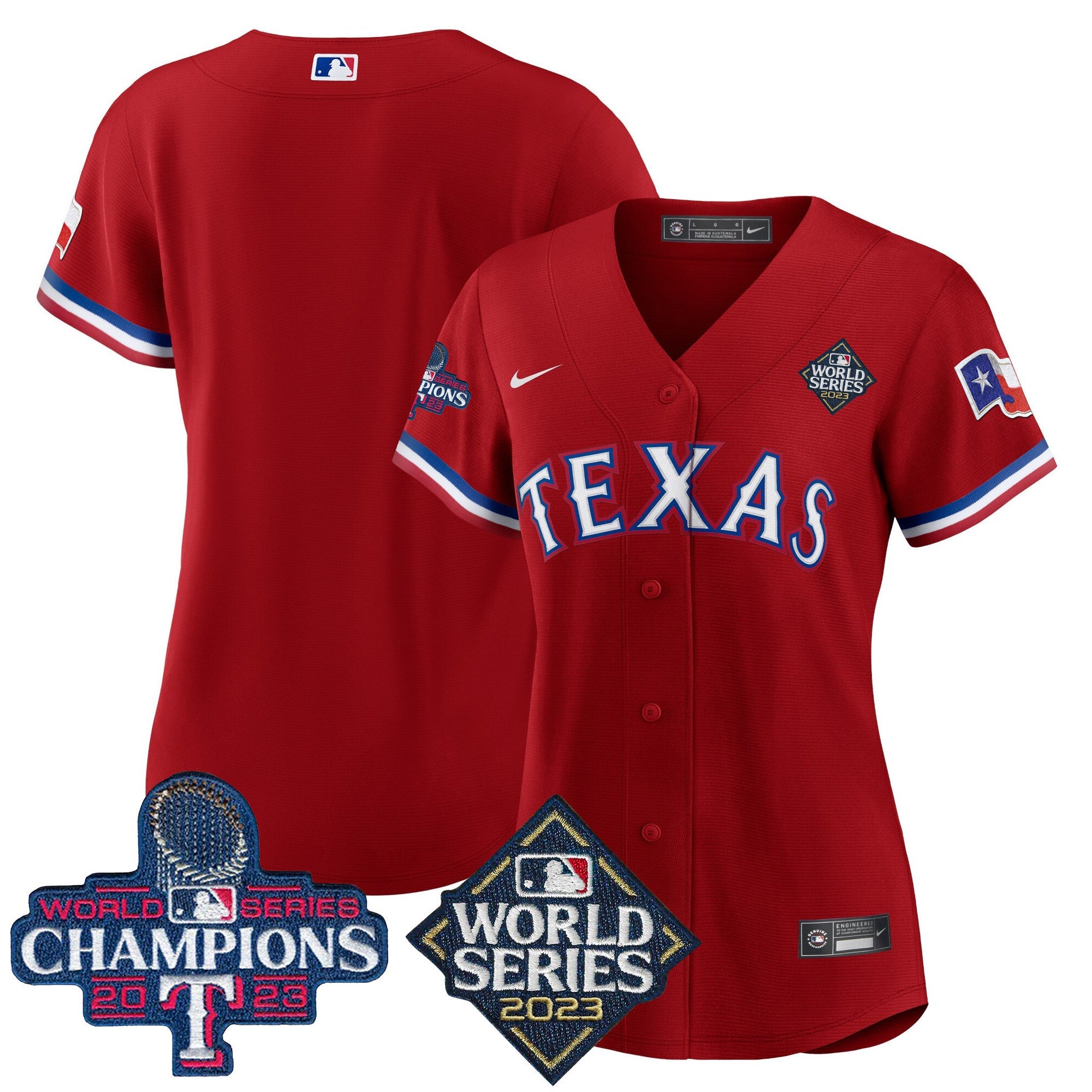 Women’s Texas 2023 World Series Champions Baseball Jersey V4