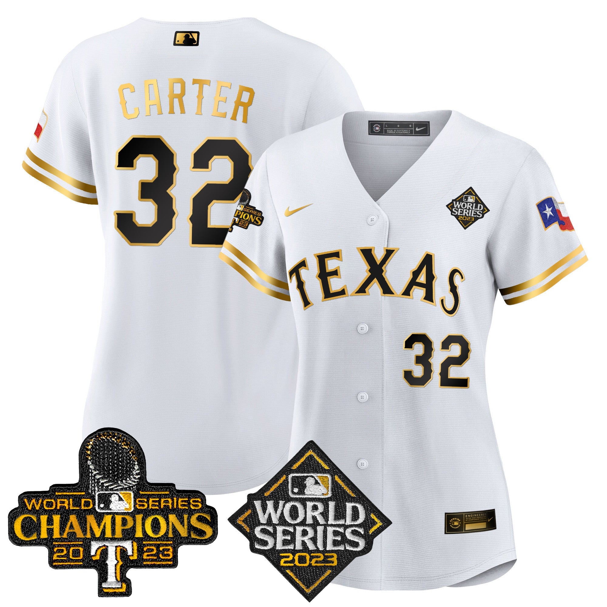 Women’s Texas 2023 World Series Champions Baseball Jersey V4