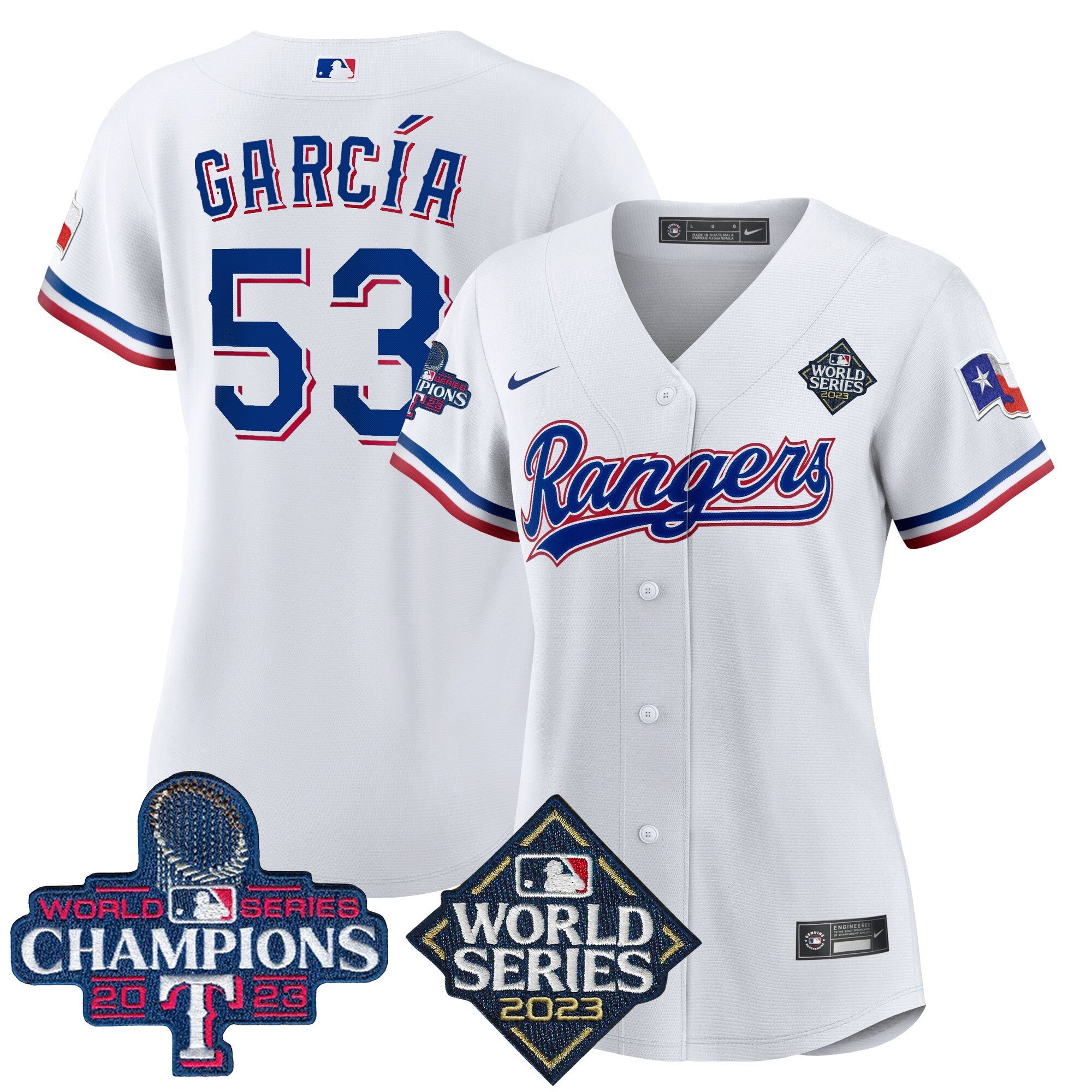 Women’s Texas 2023 World Series Champions Baseball Jersey V4
