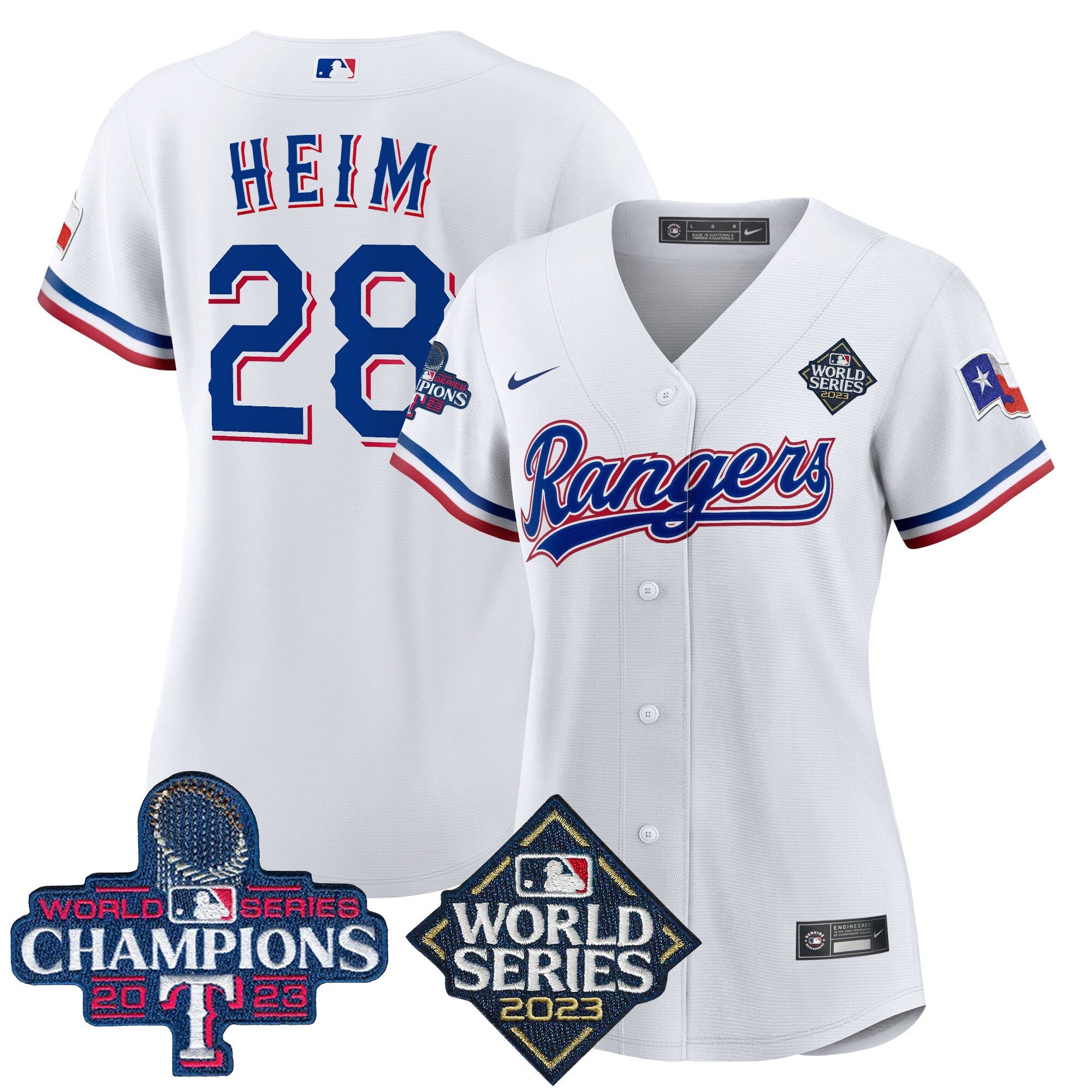 Women’s Texas 2023 World Series Champions Baseball Jersey V4