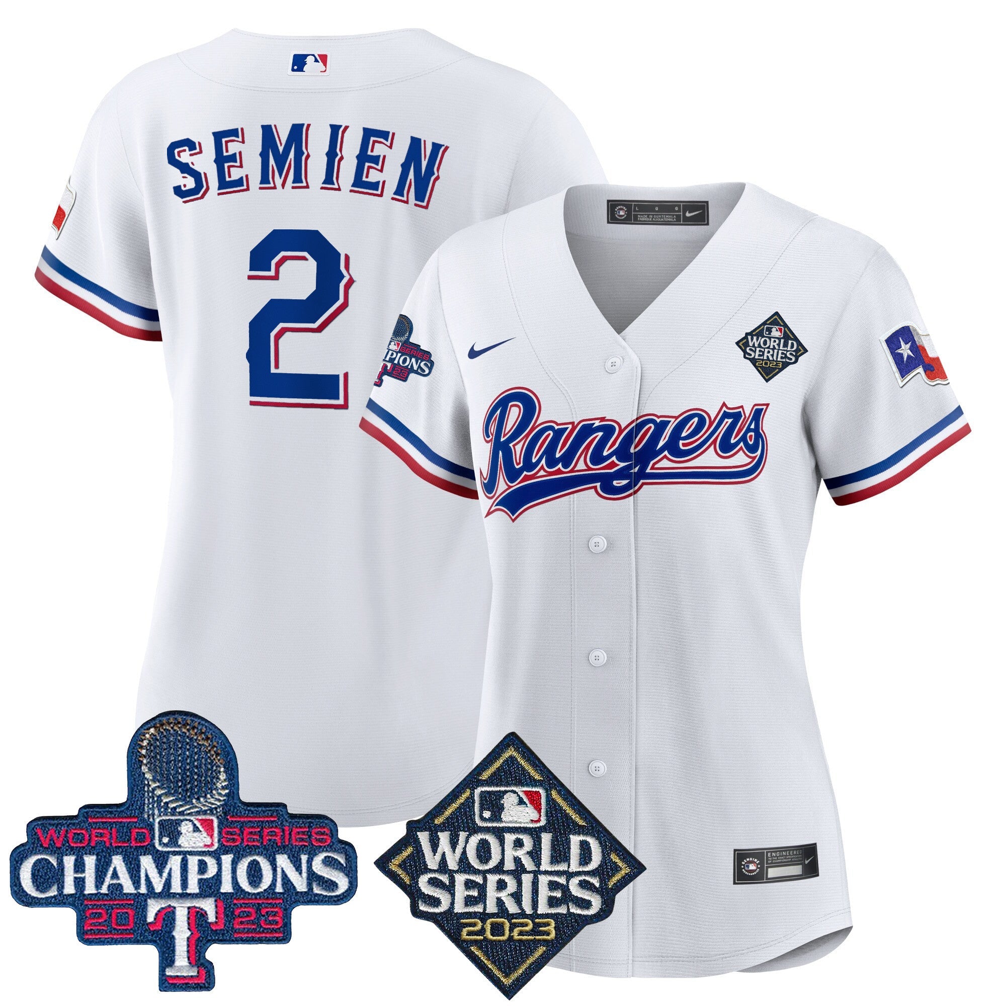 Women’s Texas 2023 World Series Champions Baseball Jersey V4