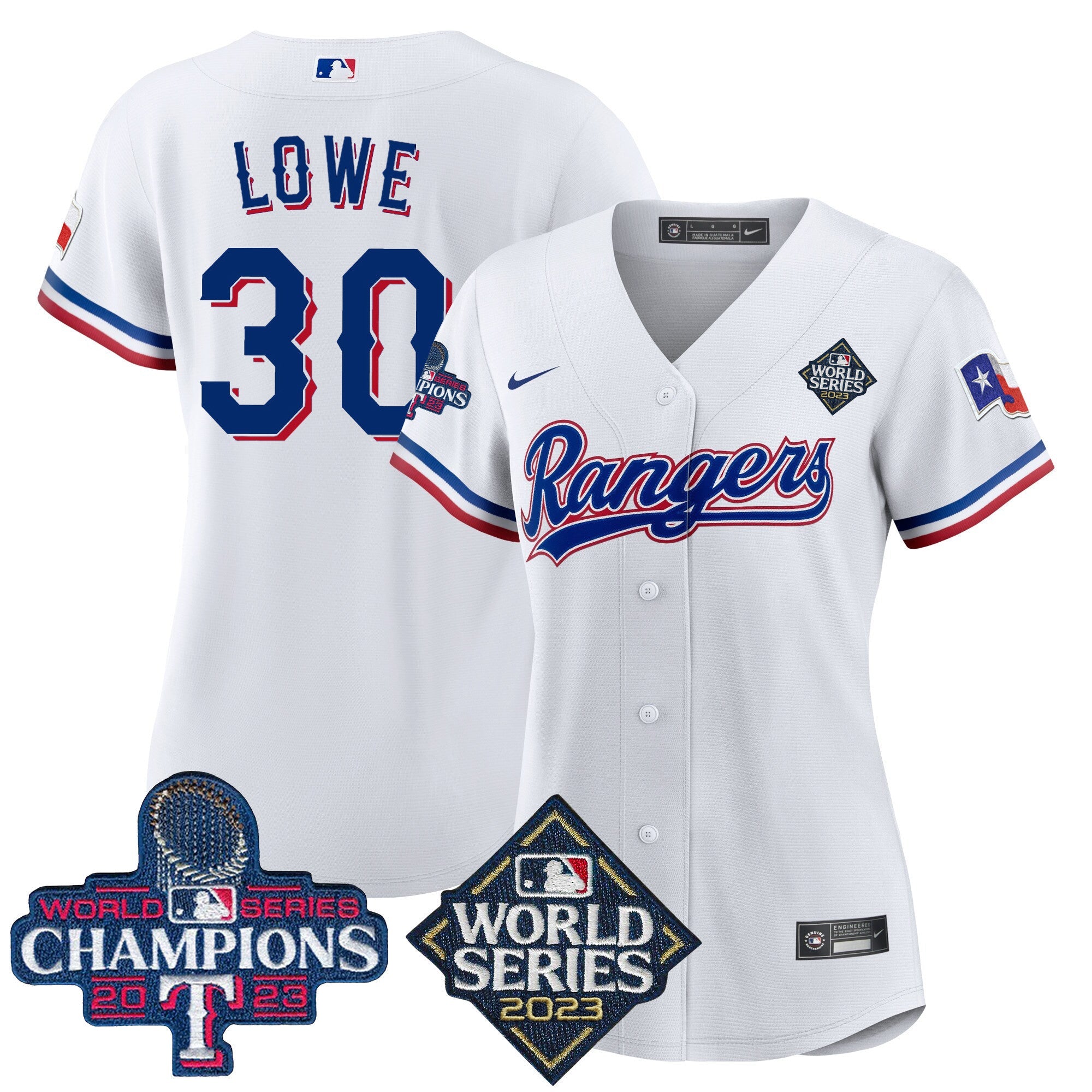 Women’s Texas 2023 World Series Champions Baseball Jersey V4