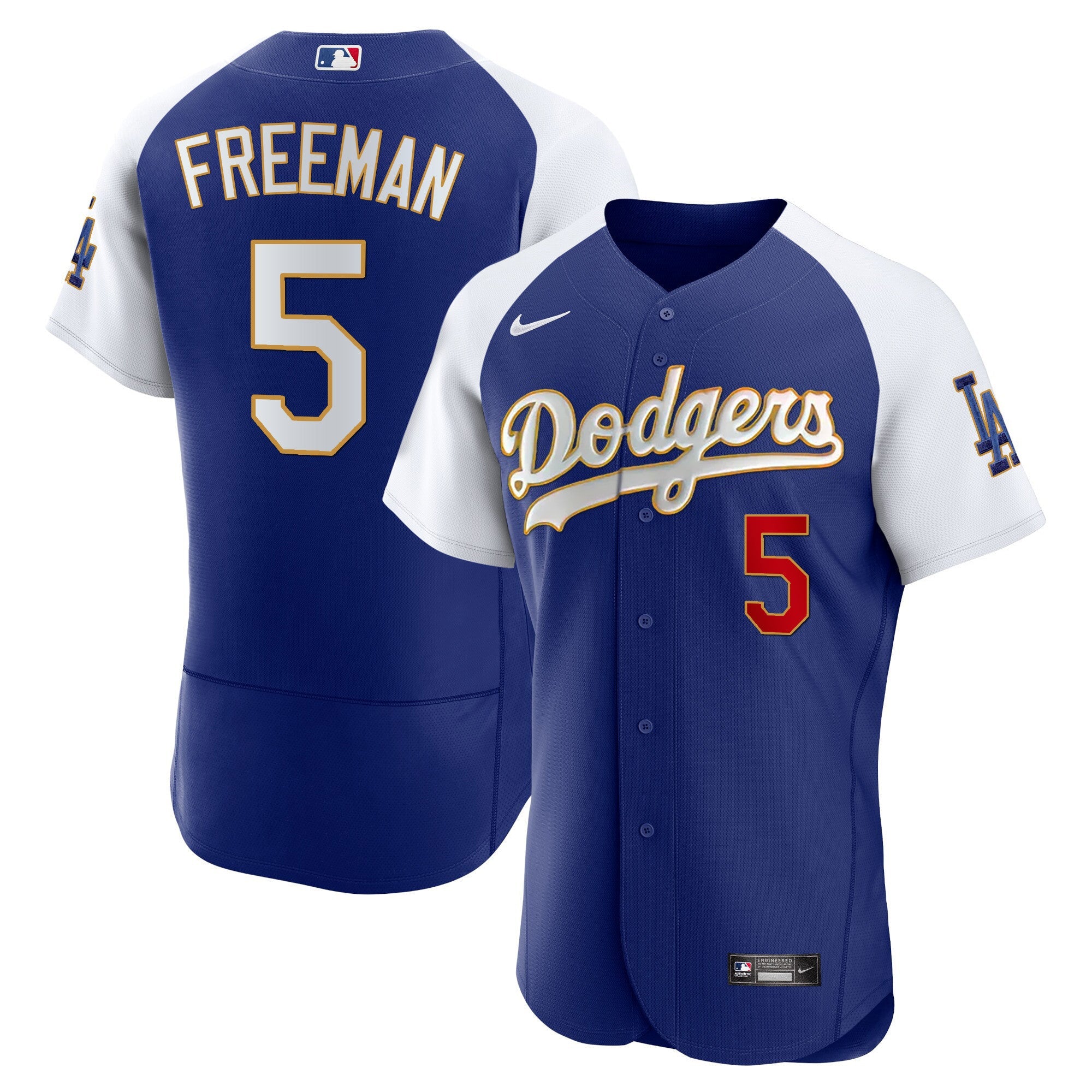 Men’s Los Angeles Gold Trim Flex Base Jersey