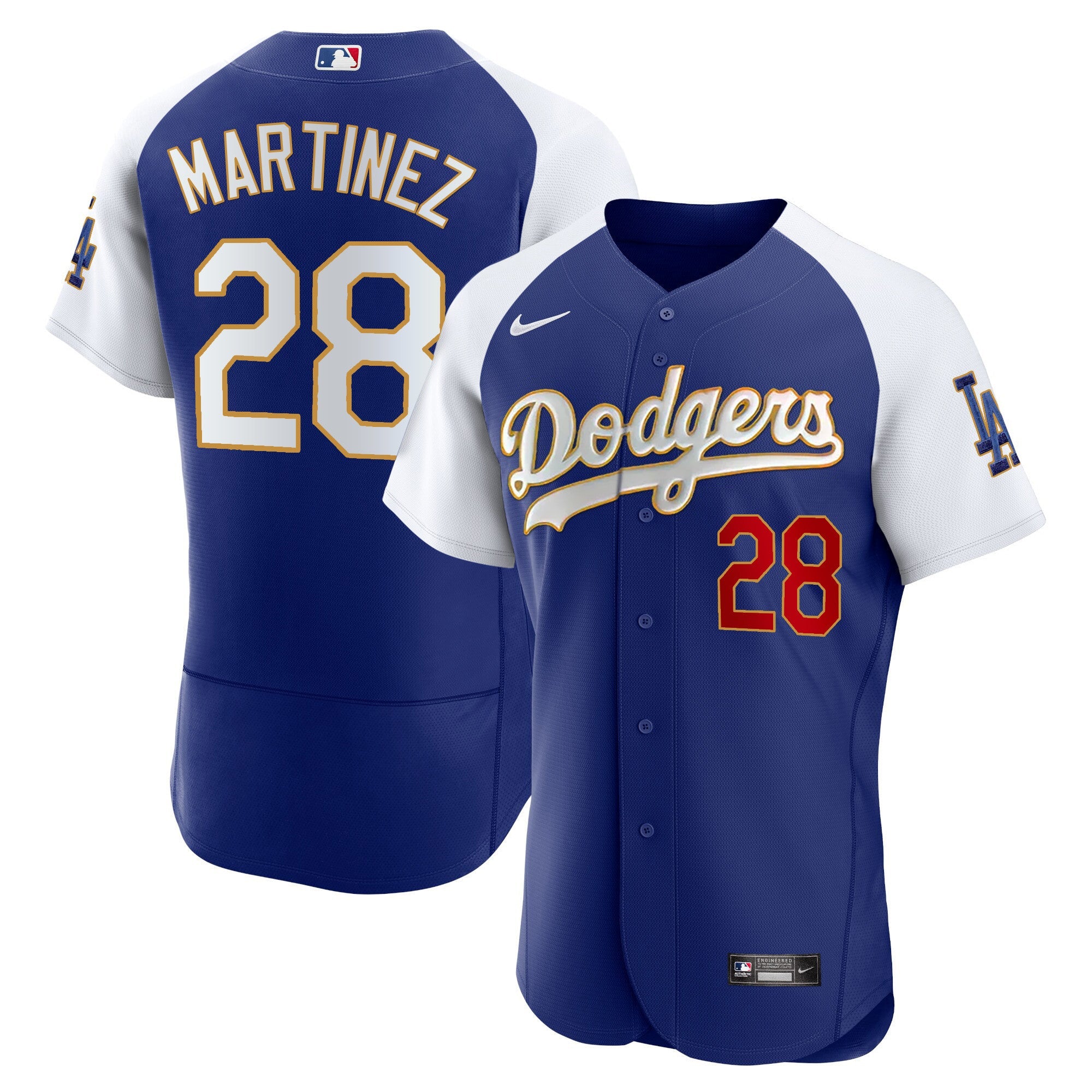 Men’s Los Angeles Gold Trim Flex Base Jersey