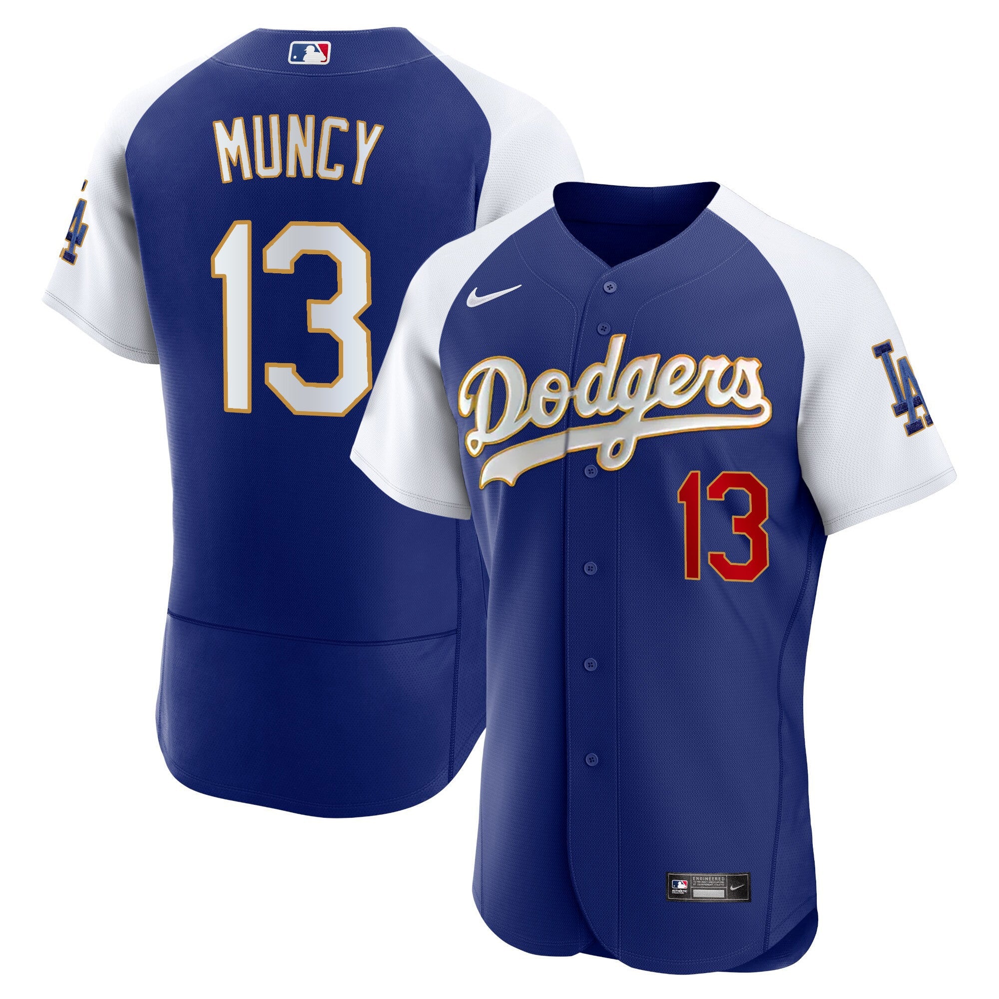 Men’s Los Angeles Gold Trim Flex Base Jersey