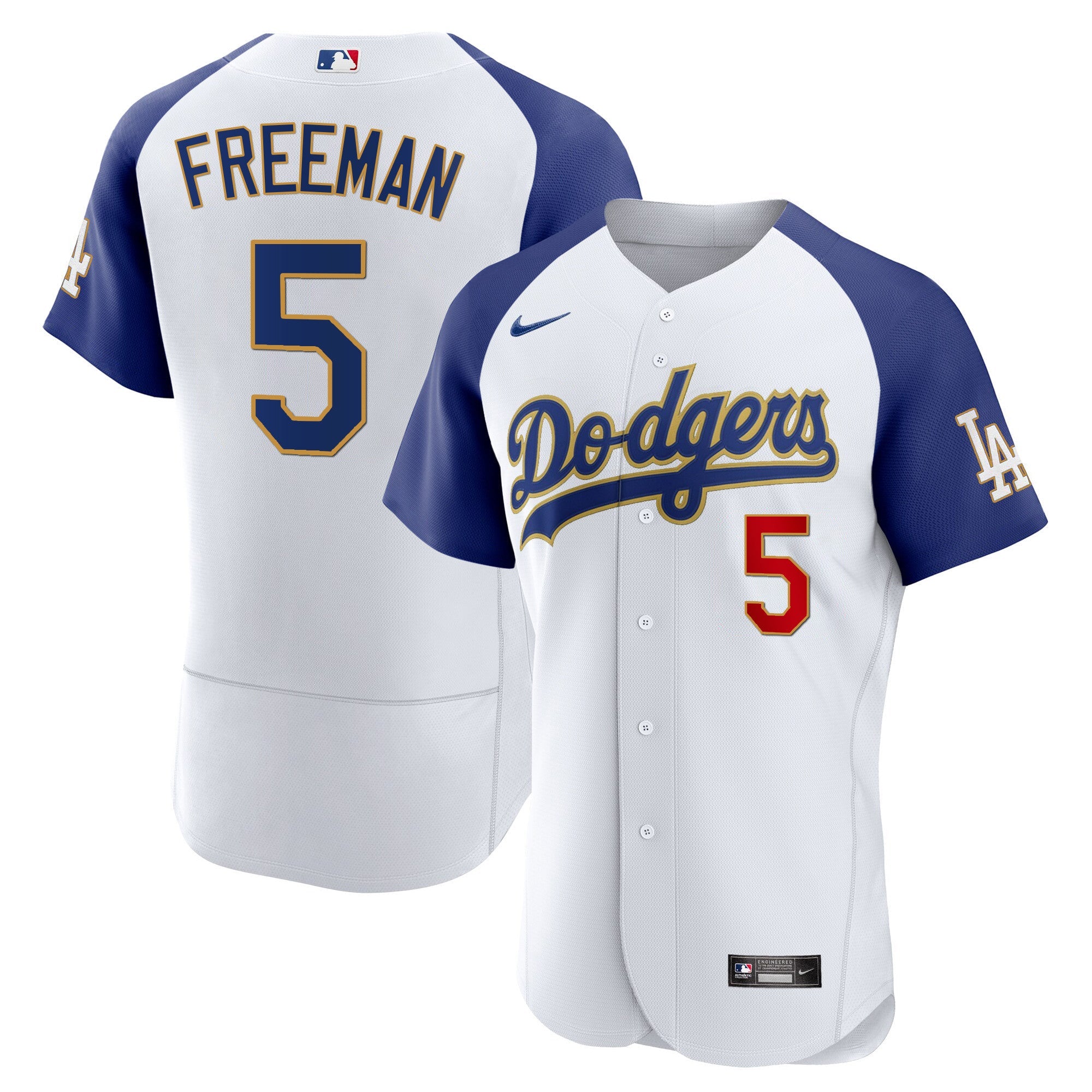 Men’s Los Angeles Gold Trim Flex Base Jersey