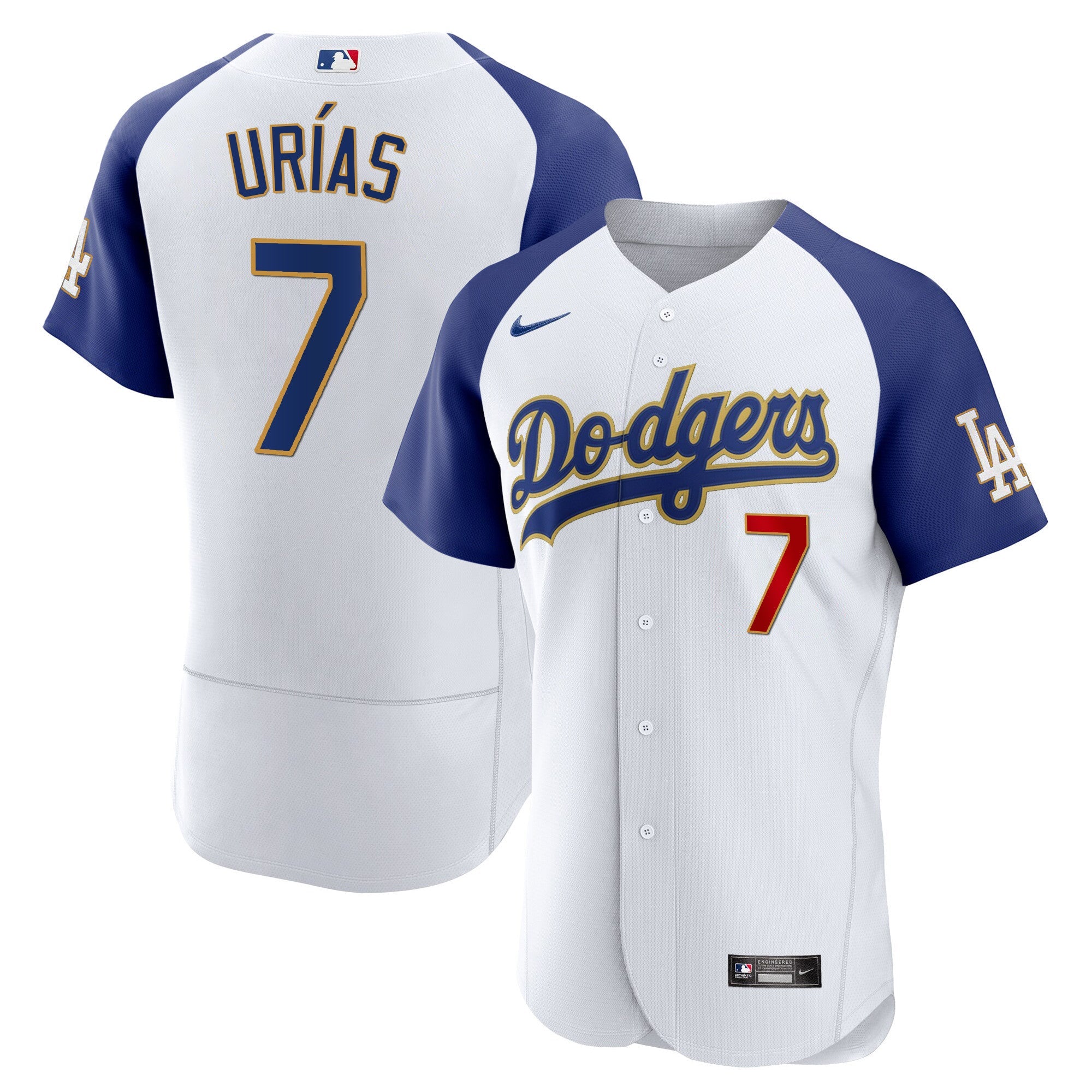 Men’s Los Angeles Gold Trim Flex Base Jersey