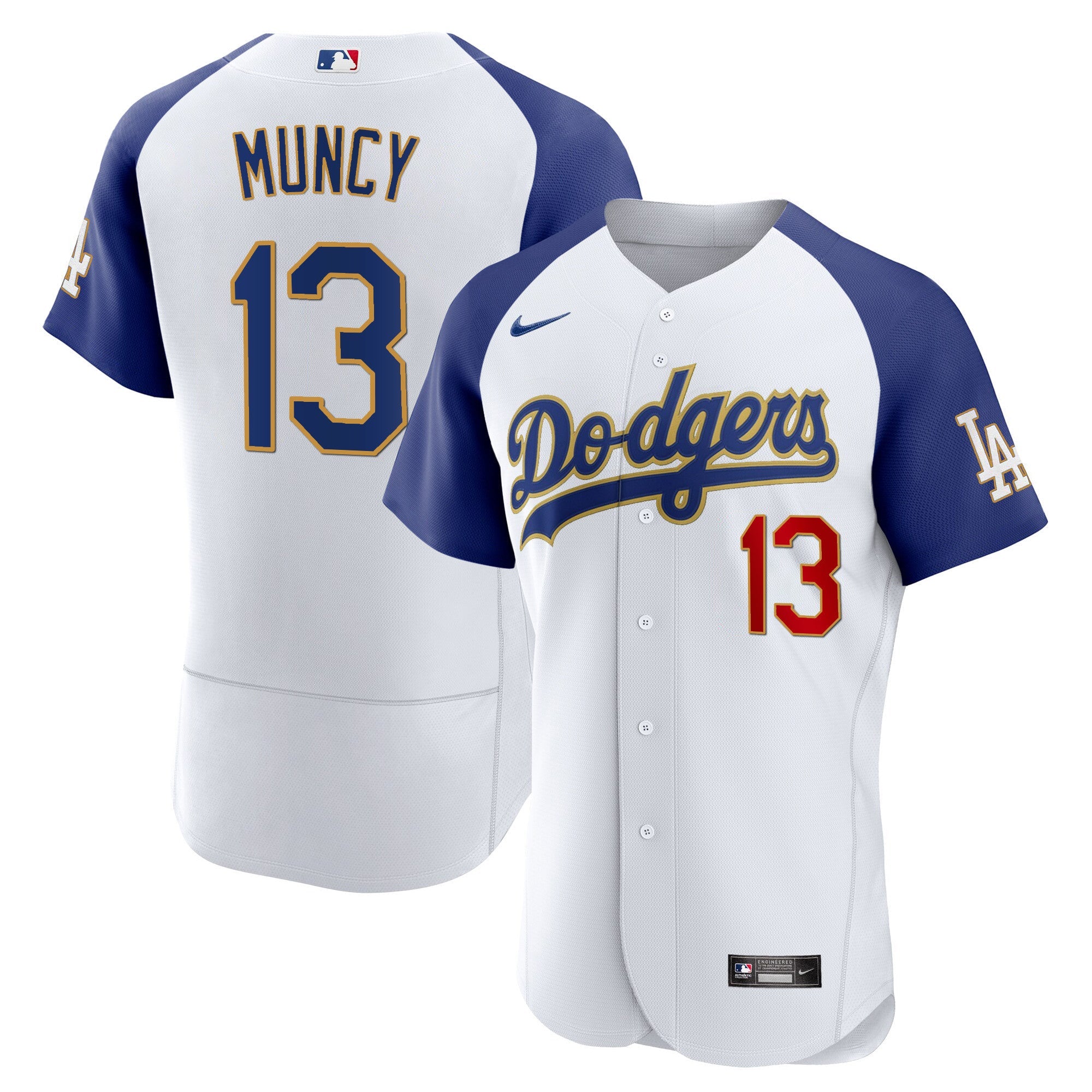 Men’s Los Angeles Gold Trim Flex Base Jersey