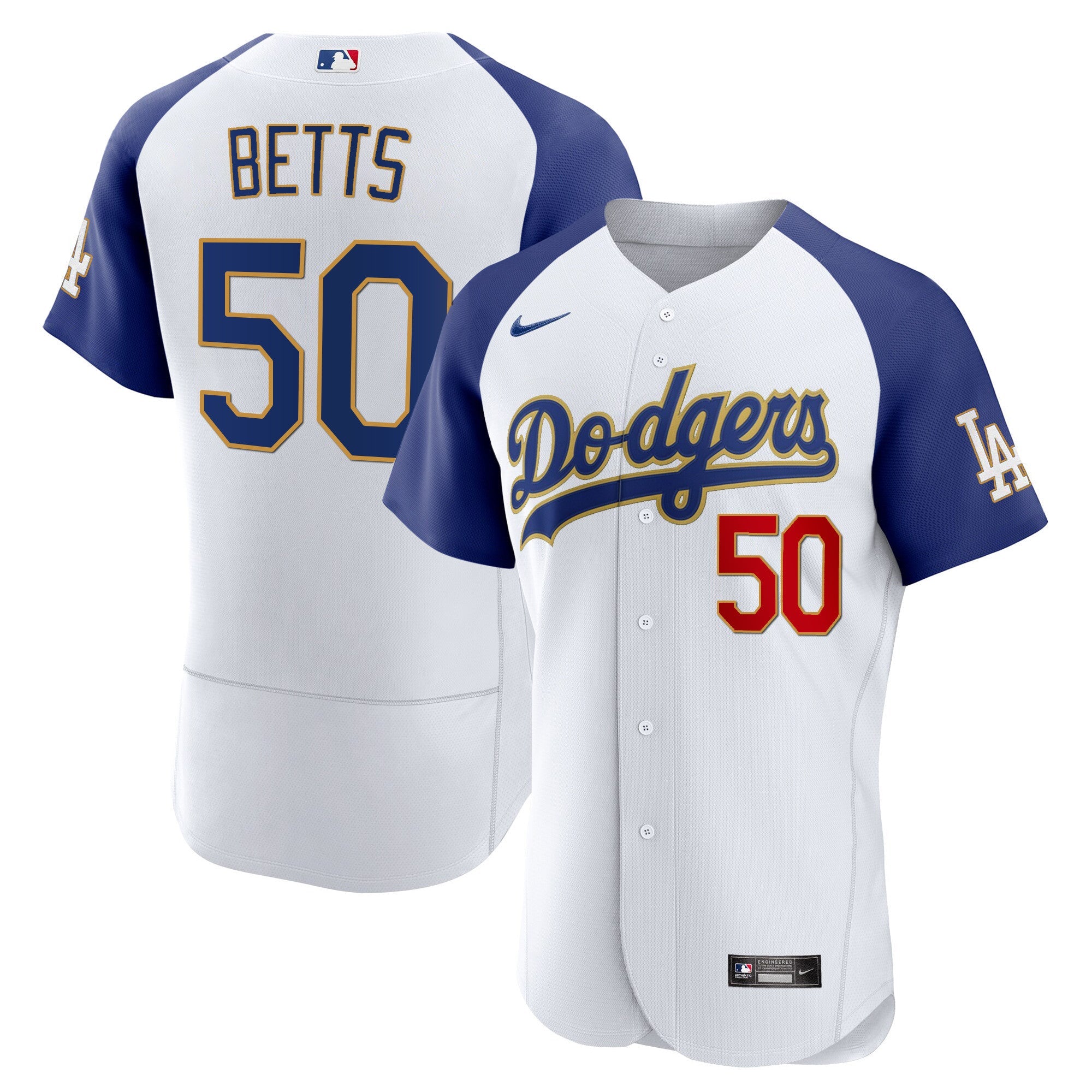 Men’s Los Angeles Gold Trim Flex Base Jersey