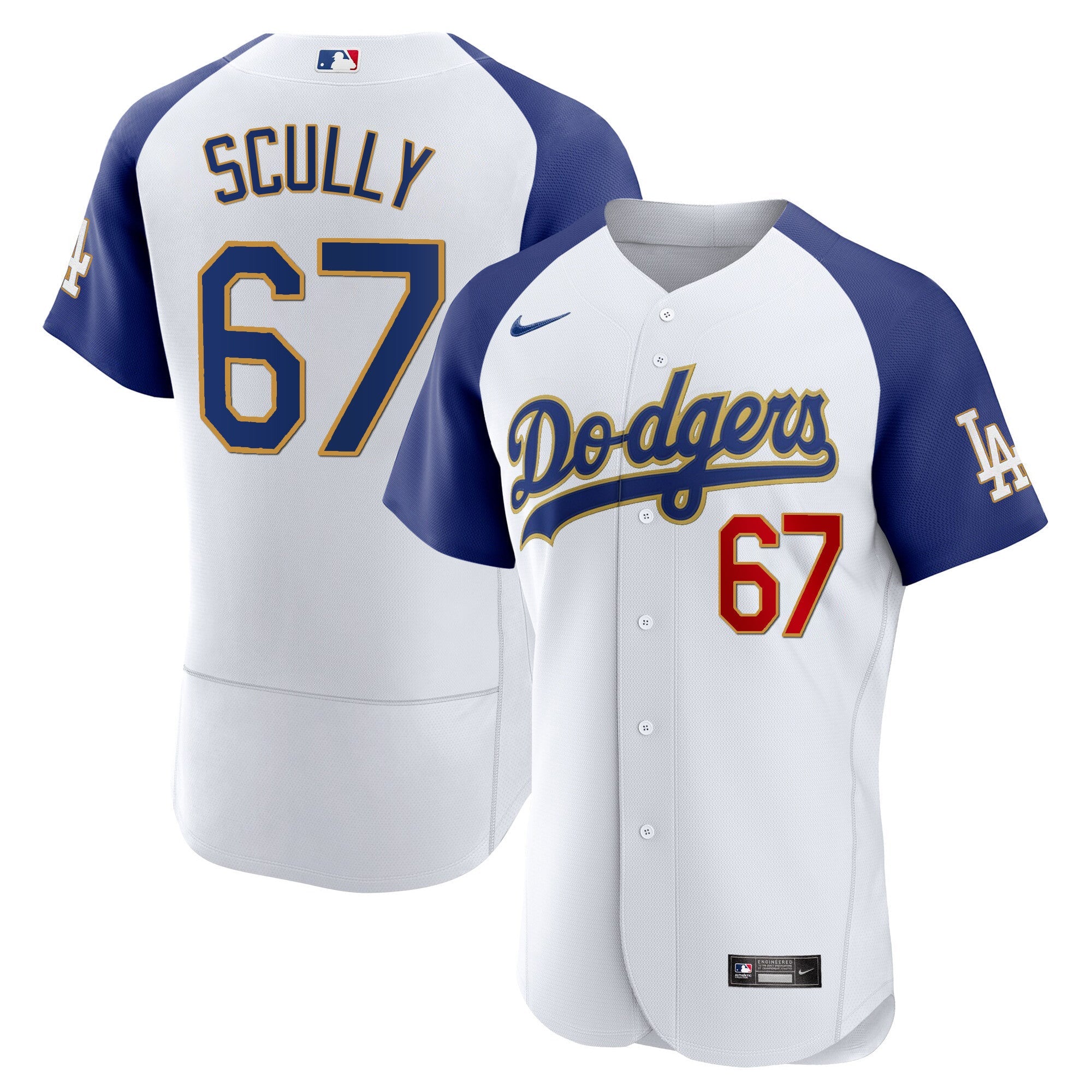 Men’s Los Angeles Gold Trim Flex Base Jersey