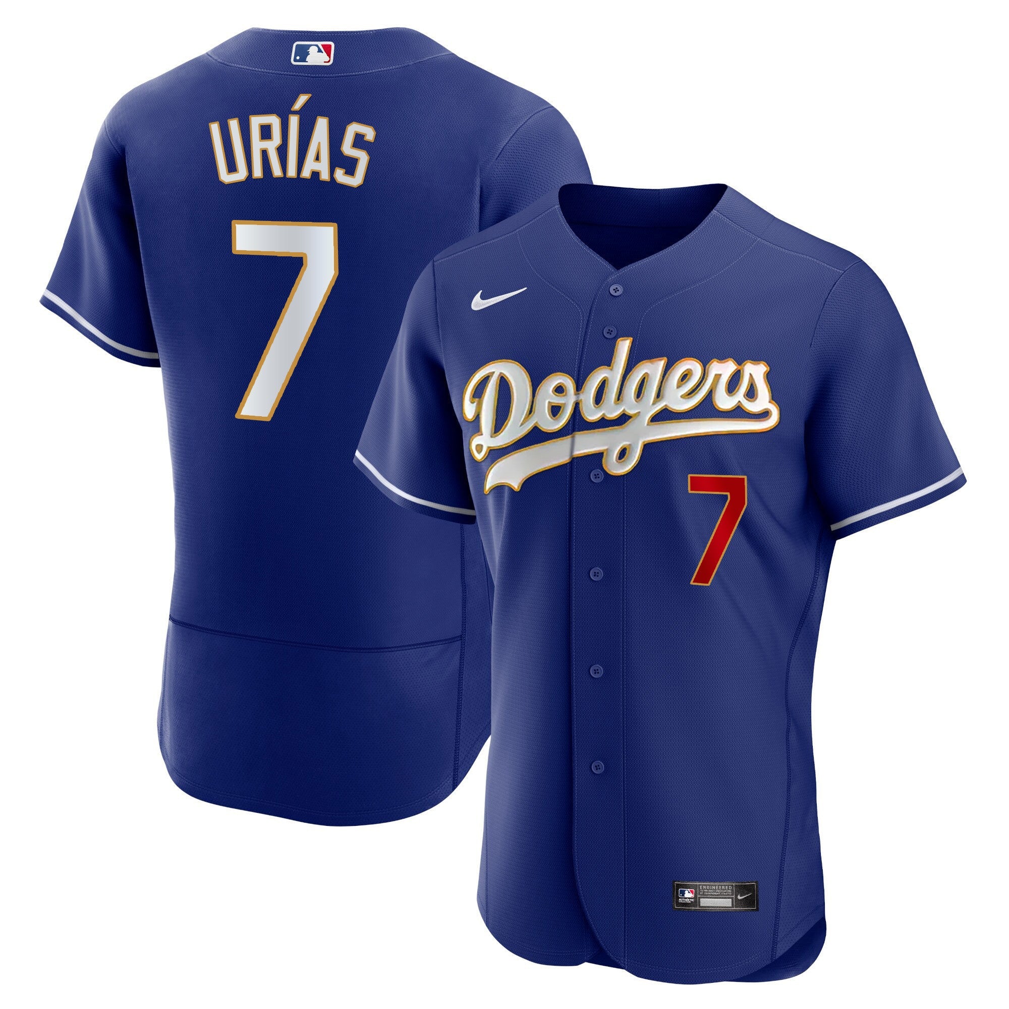 Men’s Los Angeles Gold Trim Flex Base Jersey