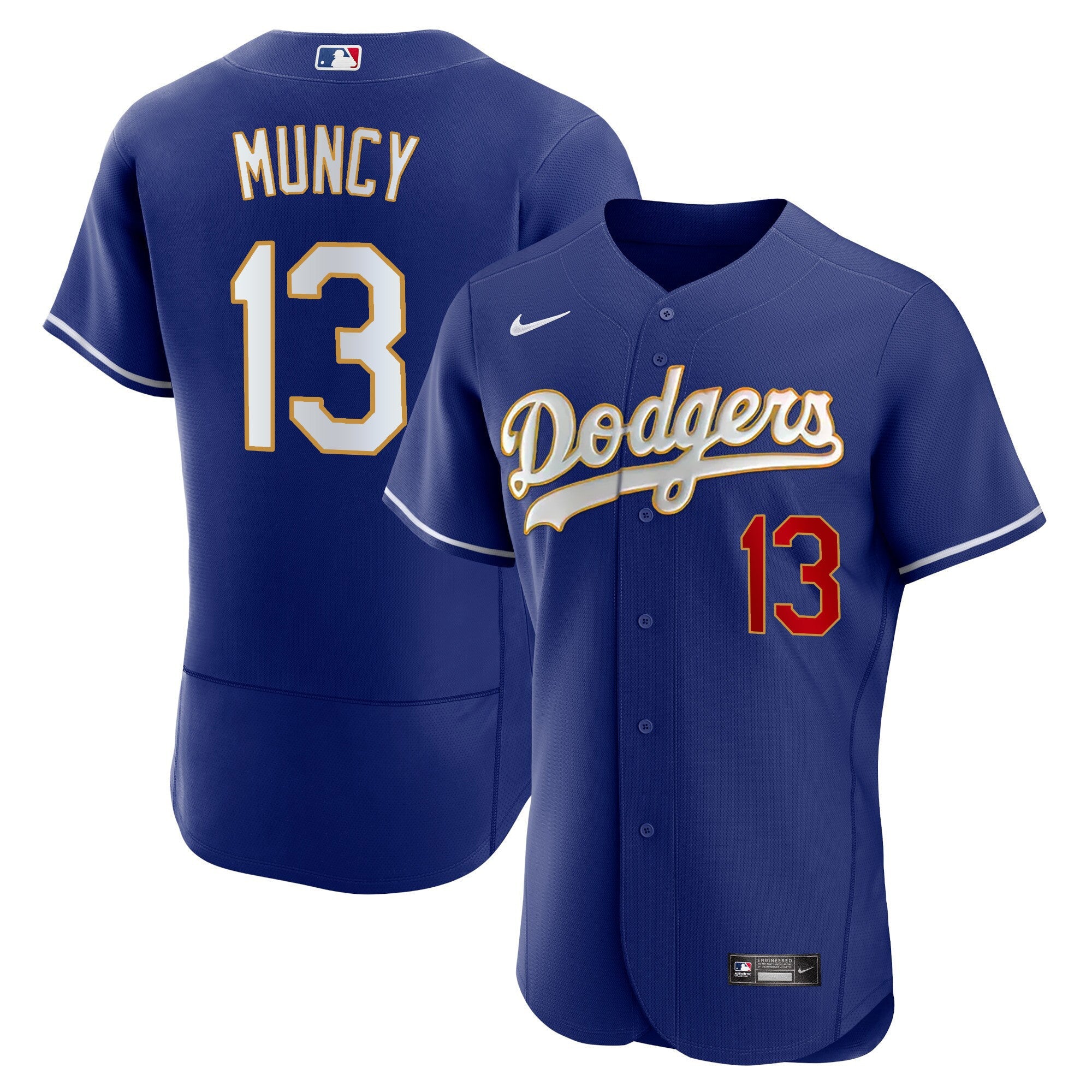 Men’s Los Angeles Gold Trim Flex Base Jersey